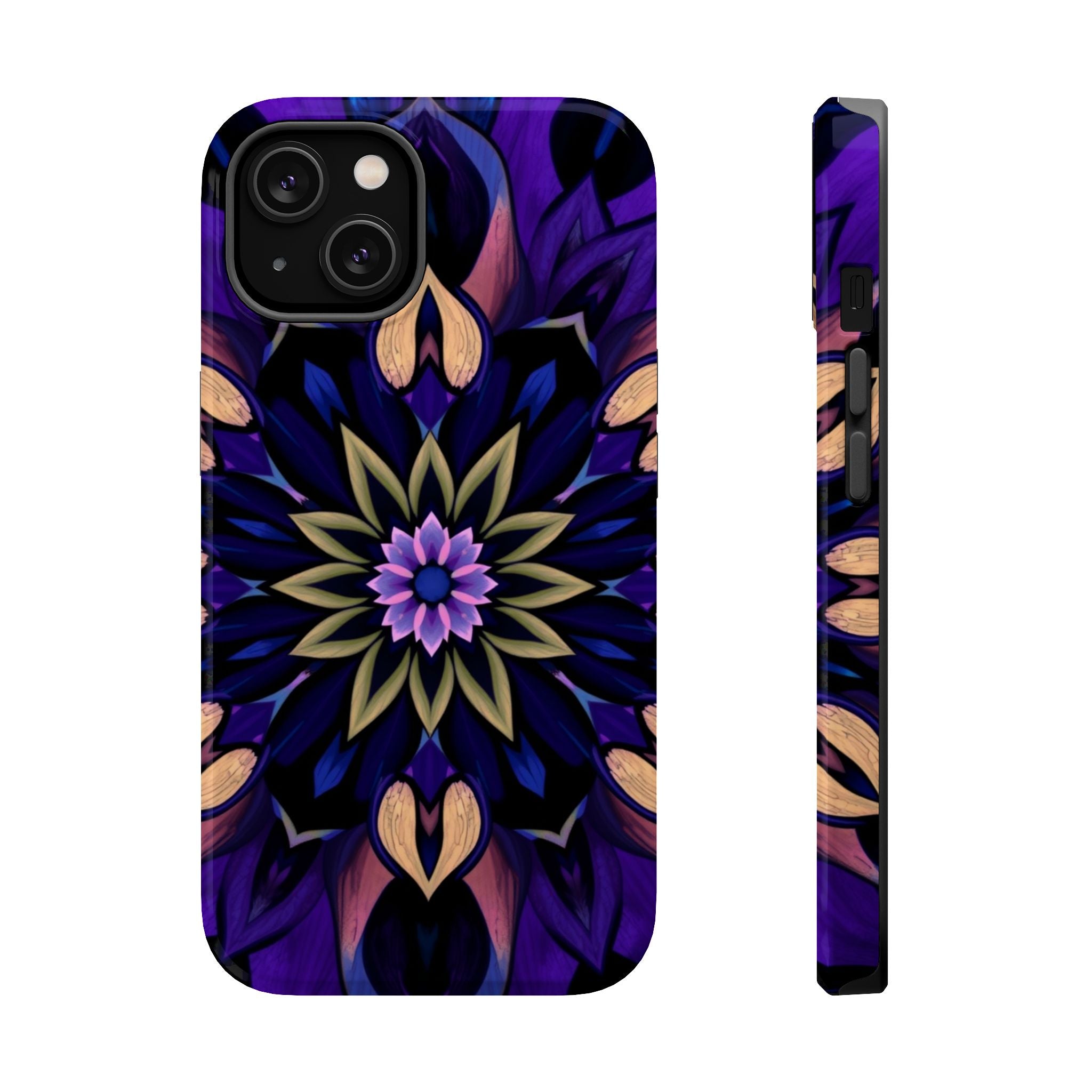 iPhone Floral Mandala Mystic Art Bold Modern Everyday Snap Case · iPhone Case