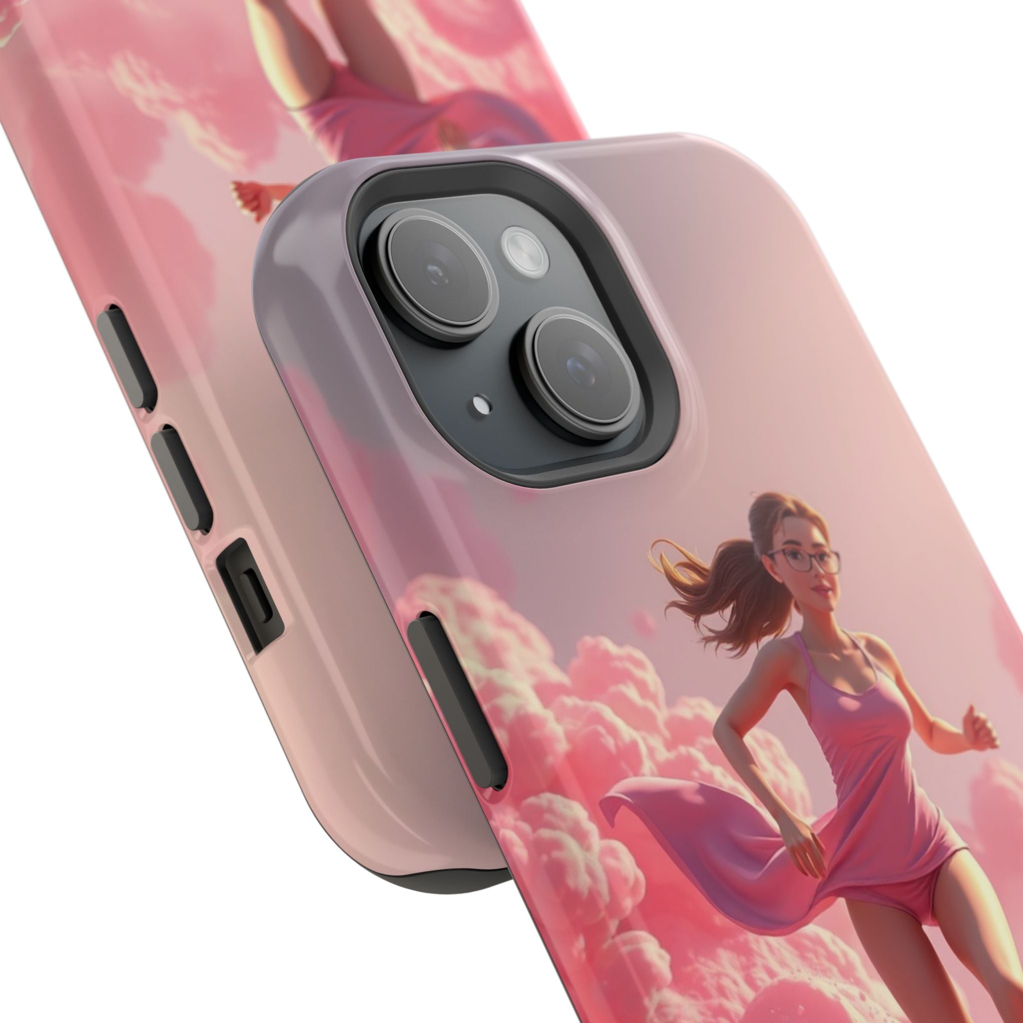 iPhone on Fumes 3D Digital Bold Modern Everyday Snap Case · iPhone Case