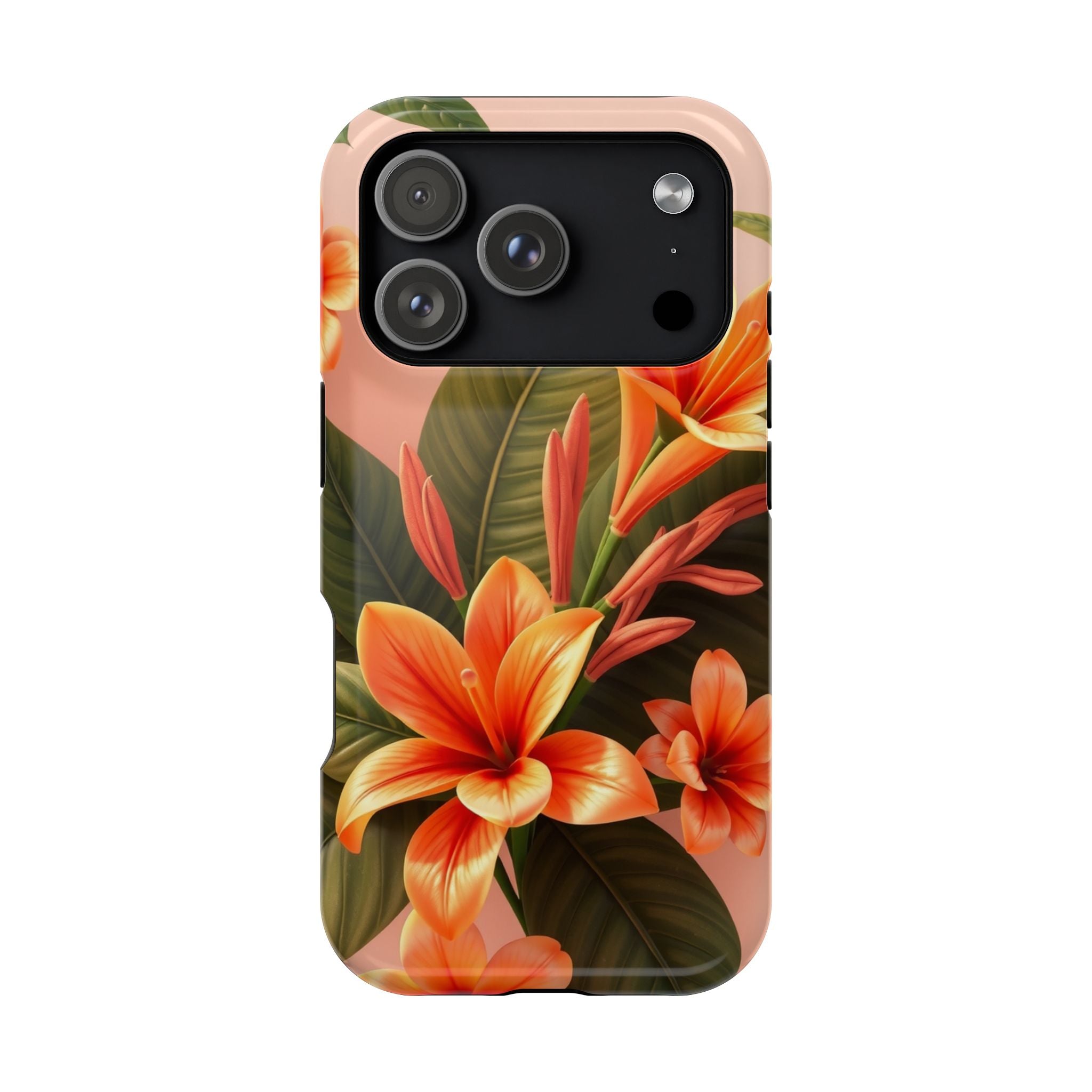 iPhone Tropical Bloom 3D Digital Bold Modern Everyday Snap Case · iPhone Case