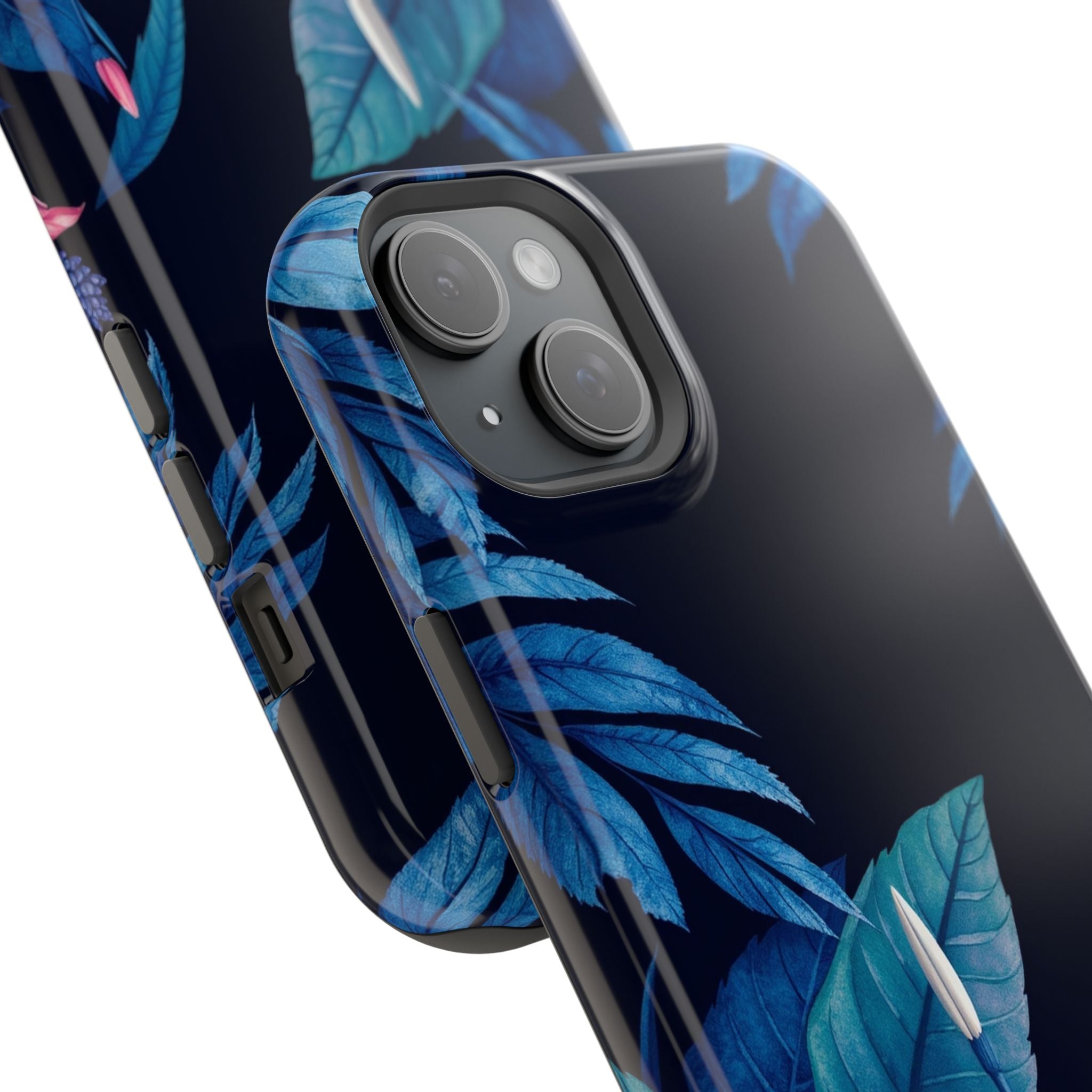 iPhone Serene Jungle Floral Design Clean Minimal Snap Cas Slim Snap Case · iPhon