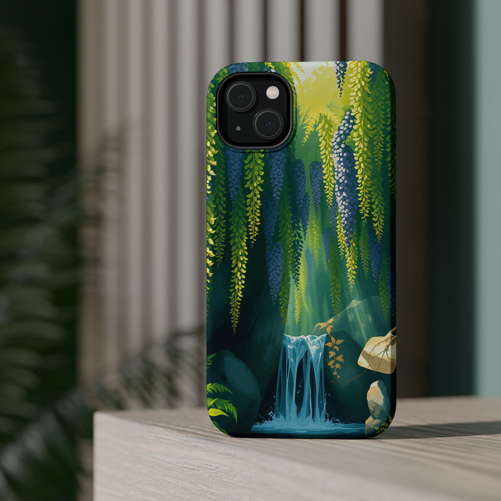 iPhone Wisteria Cascade Mystic Art Bold Modern Everyday Snap Case · iPhone Case