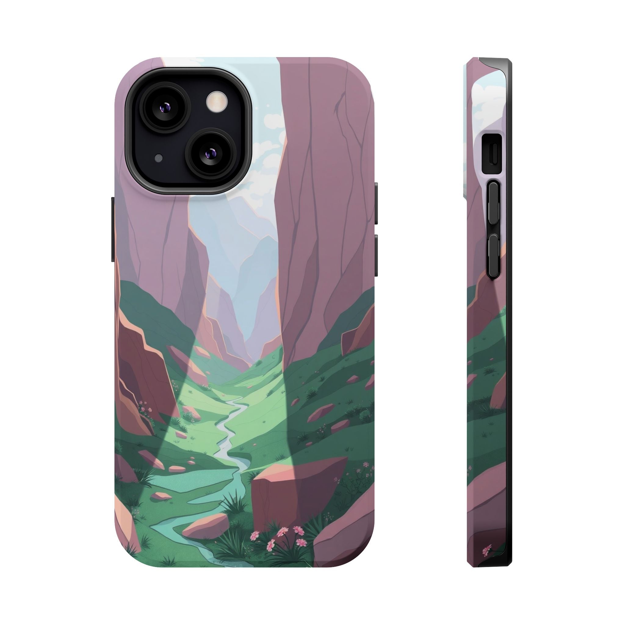 iPhone Valley Floor Stained Glass Bold Modern Everyday Snap Case · iPhone Case