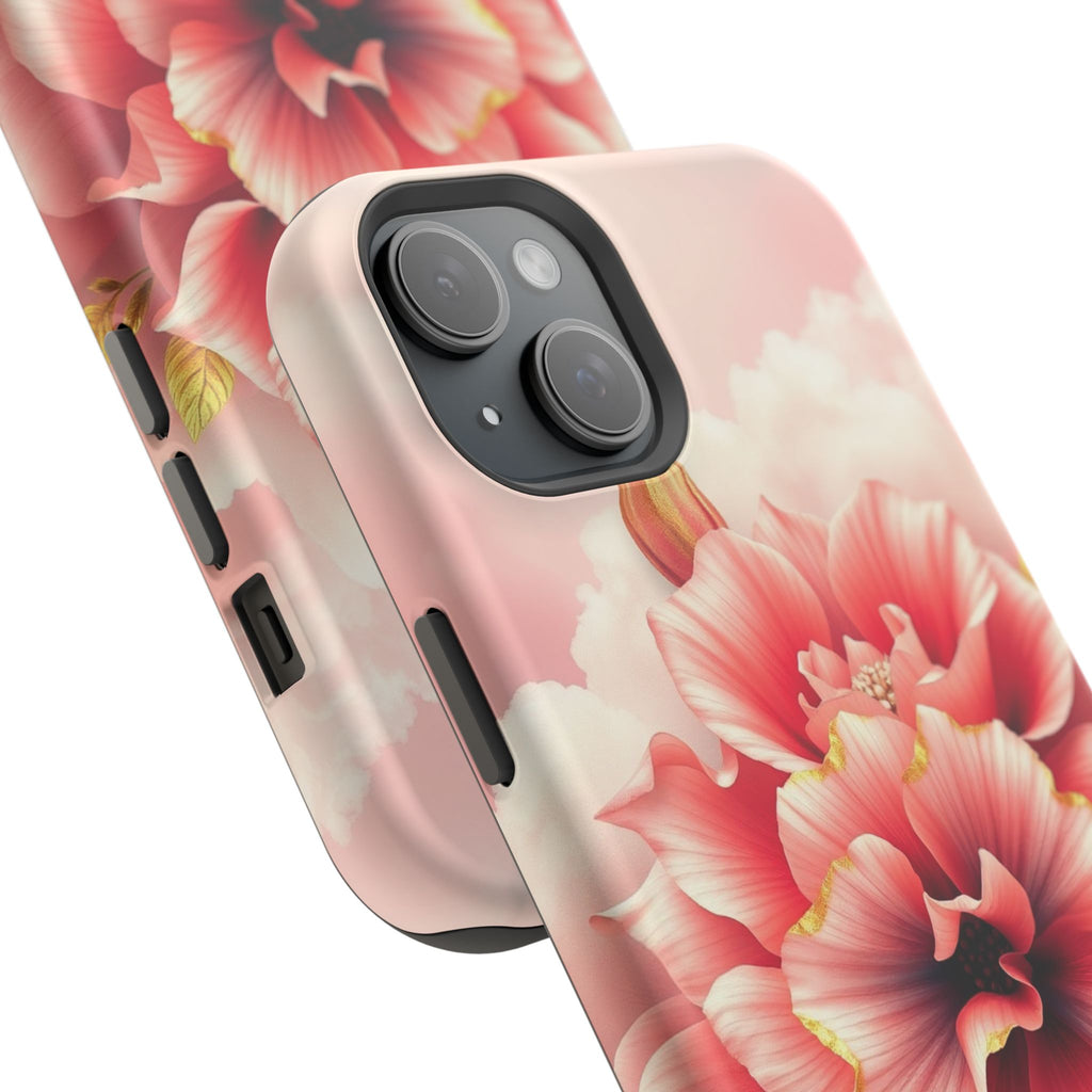 iPhone Pastel Floral Cloud Gold Foil Luxury Slim iPhone Everyday · iPhone Case