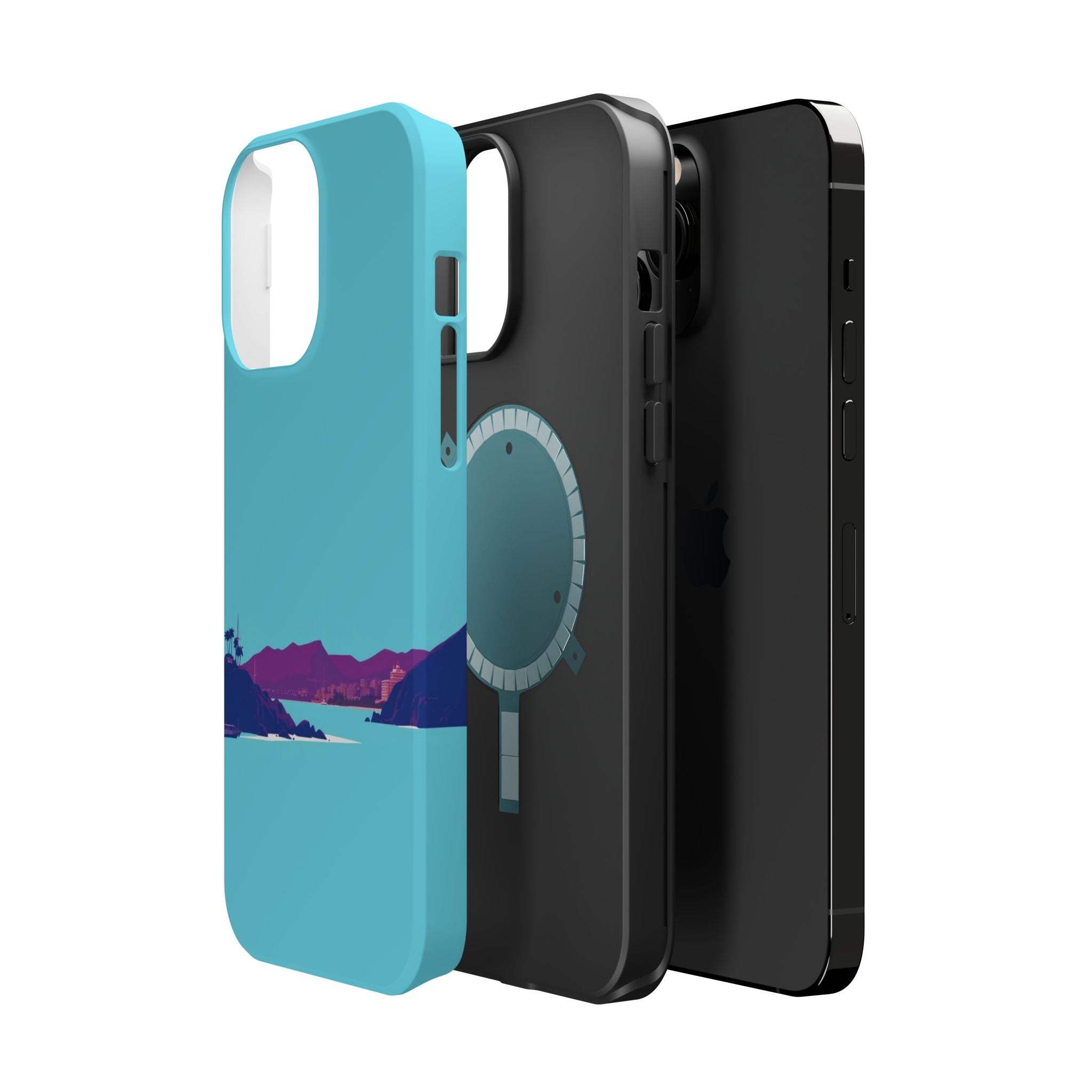 iPhone Hibiscus Coast Mystic Art Bold Modern Everyday Snap Case · iPhone Case