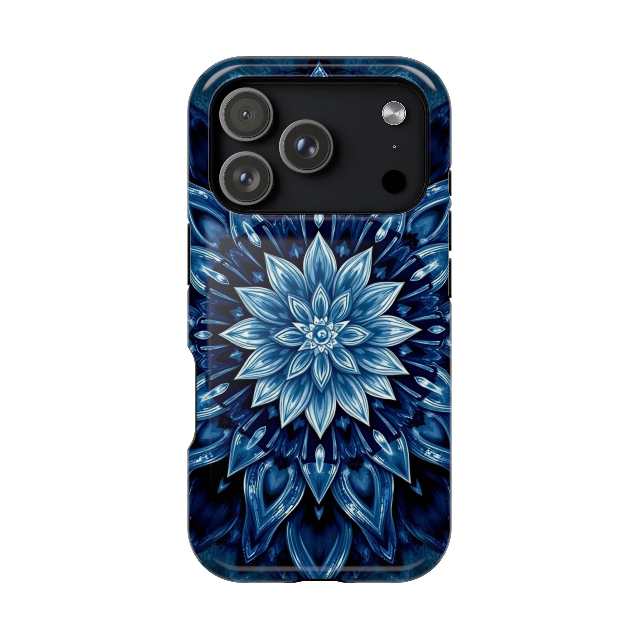 iPhone Floral Mandala Electric Art Bold Modern Everyday Snap Case · iPhone Case