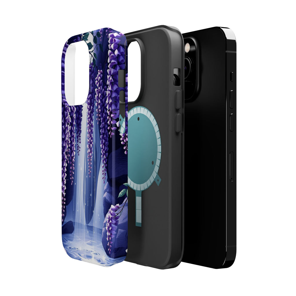 iPhone Wisteria Cascade Serene Design Slim Snap Case Ga · iPhone Case