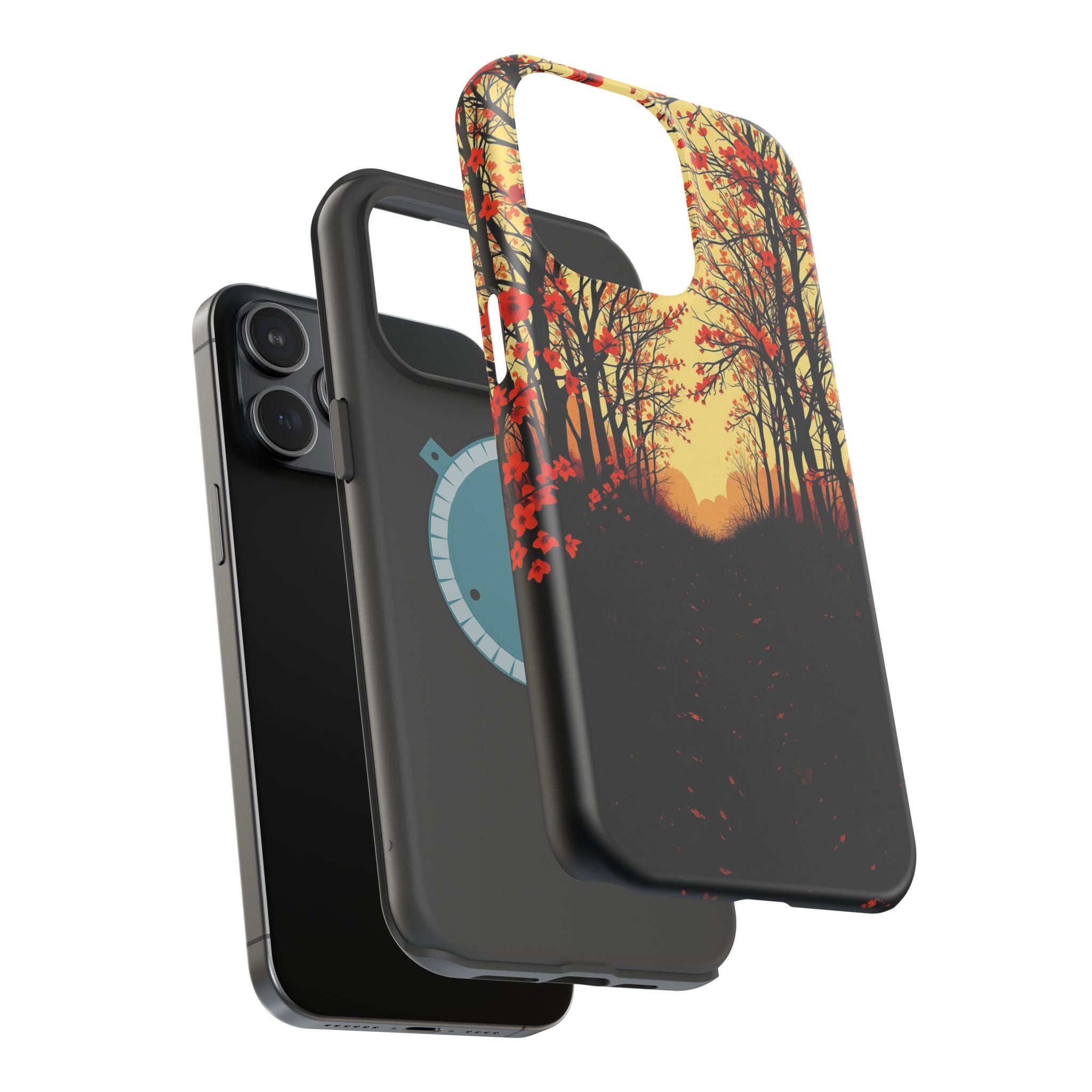 iPhone Dreamy Blossom Trail Design Bold Modern Everyday Snap Case · iPhone Case