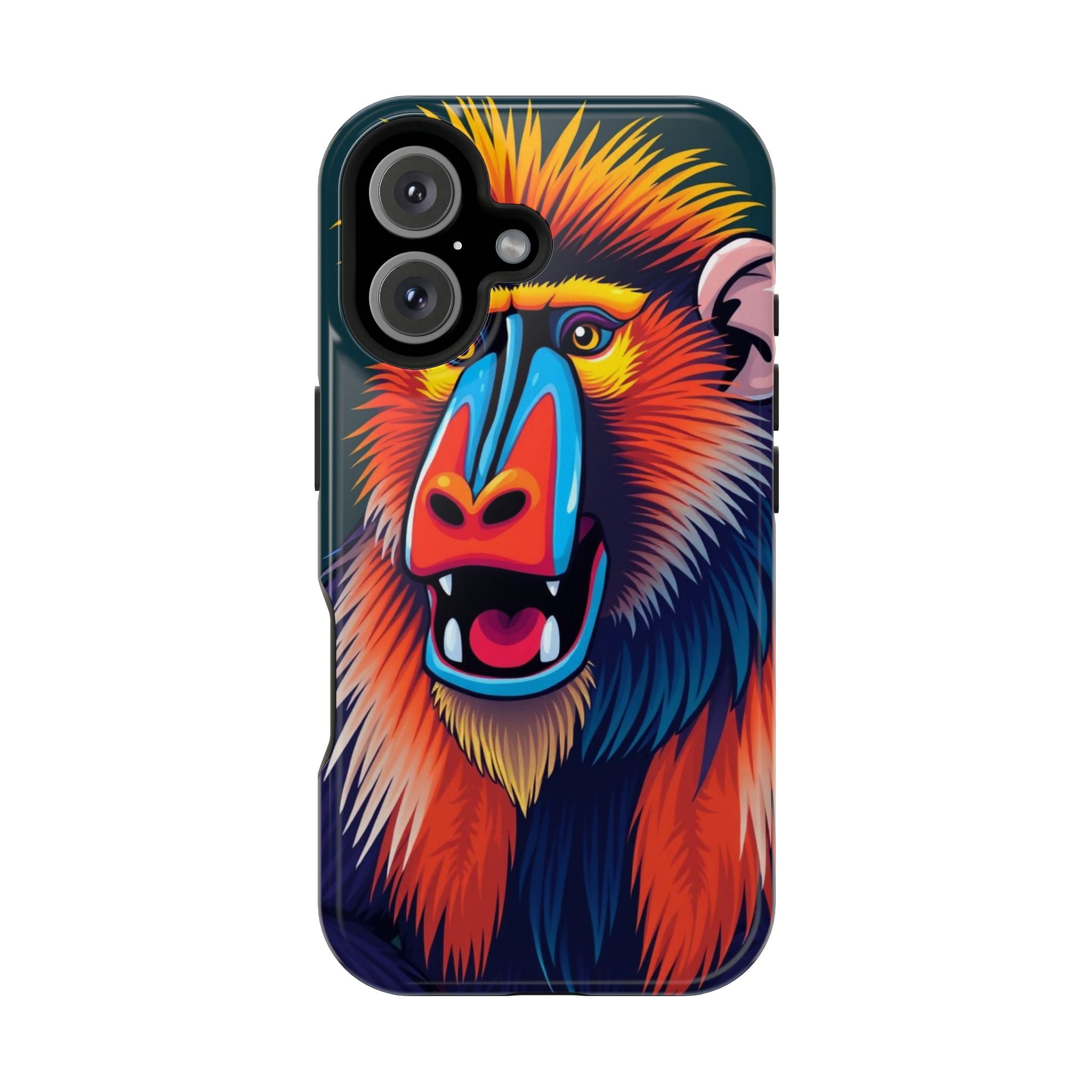 iPhone Mandrill Colorful Face Kids Fun iPhone Phone Case Gift Slim · iPhone Case