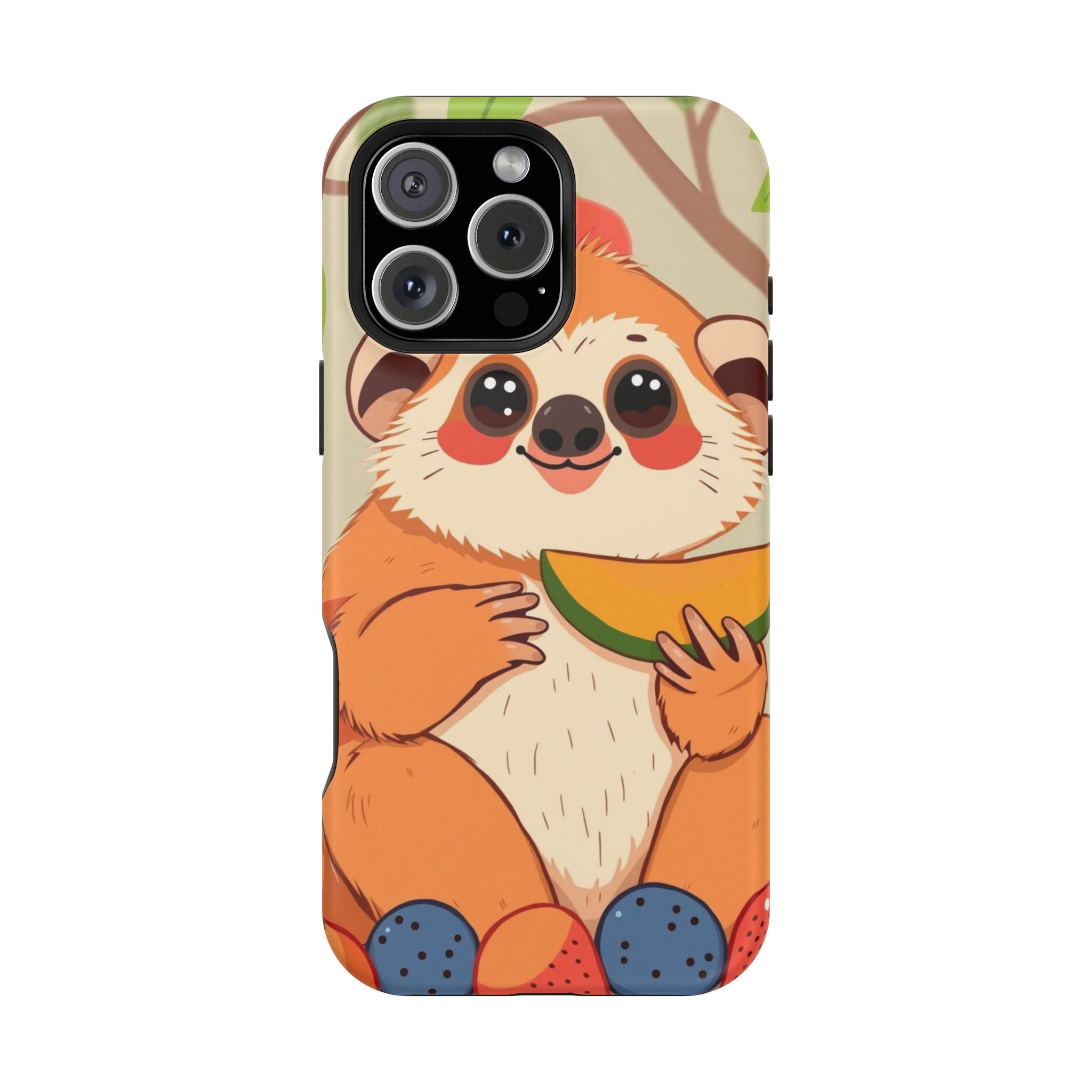 iPhone Slow Loris with Fruit Kids Fun iPhone Phone Case Gift Slim · iPhone Case
