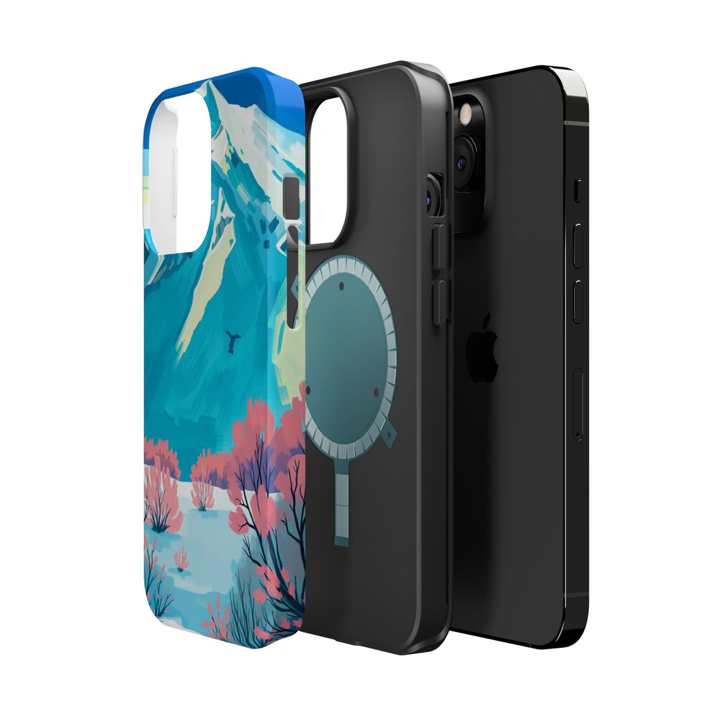 iPhone Snow Field Electric Art Slim Everyday Designer Case · iPhone Case