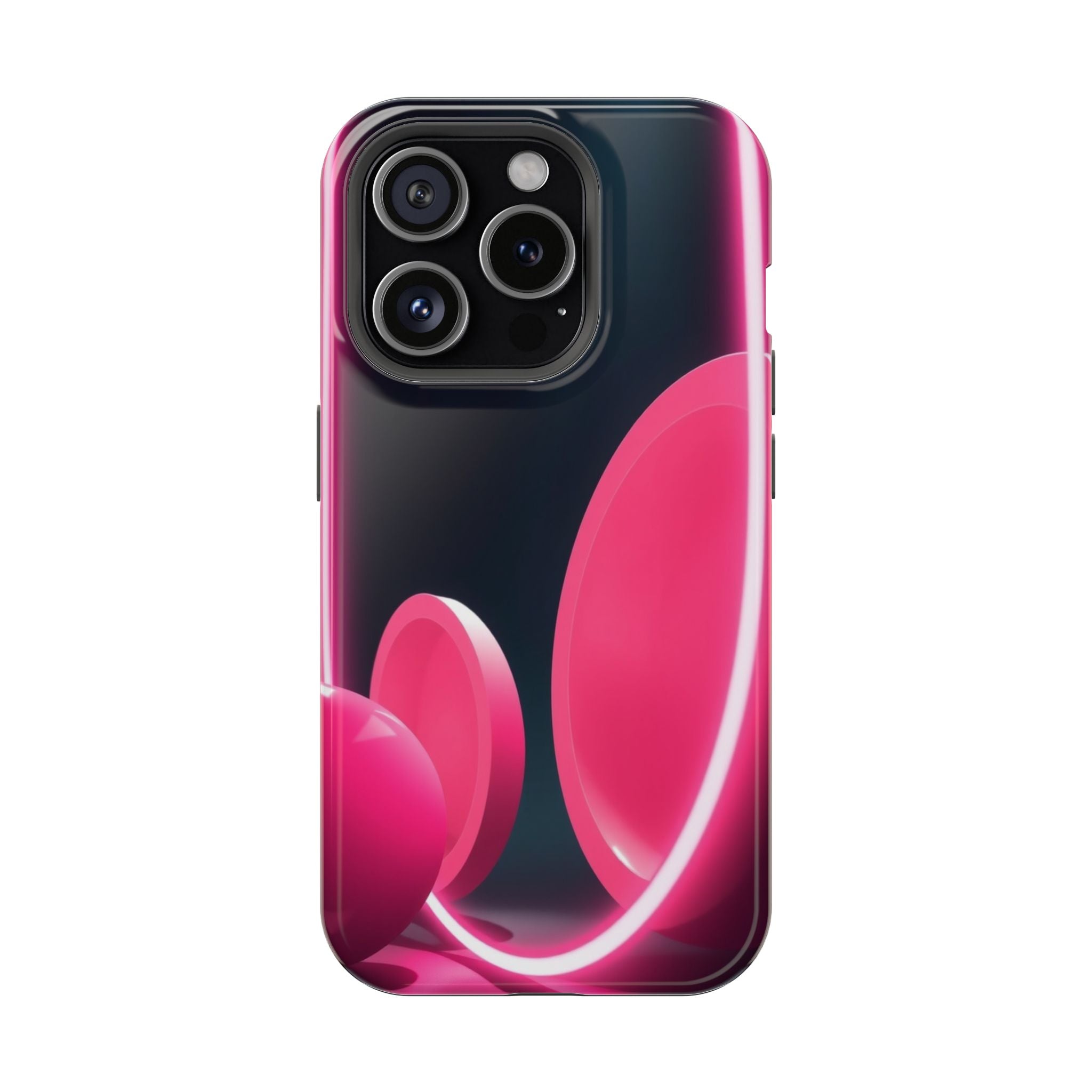 iPhone 1960s Mod Circles Neon Cyberpunk Slim Everyday Designer Case · iPhone Cas