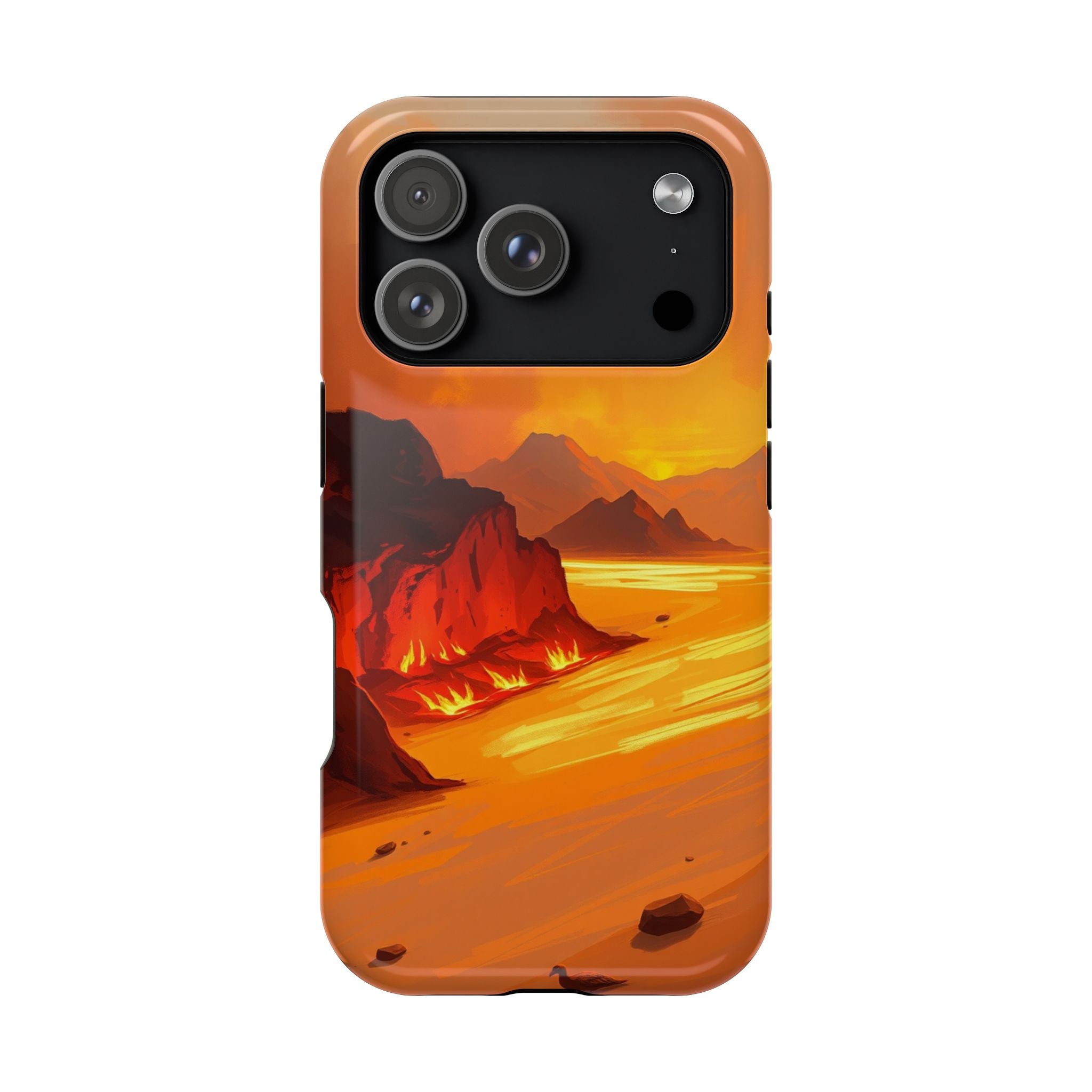 iPhone Burnt Orange And Sand Wildfire Glow Slim iPhone Everyday · iPhone Case