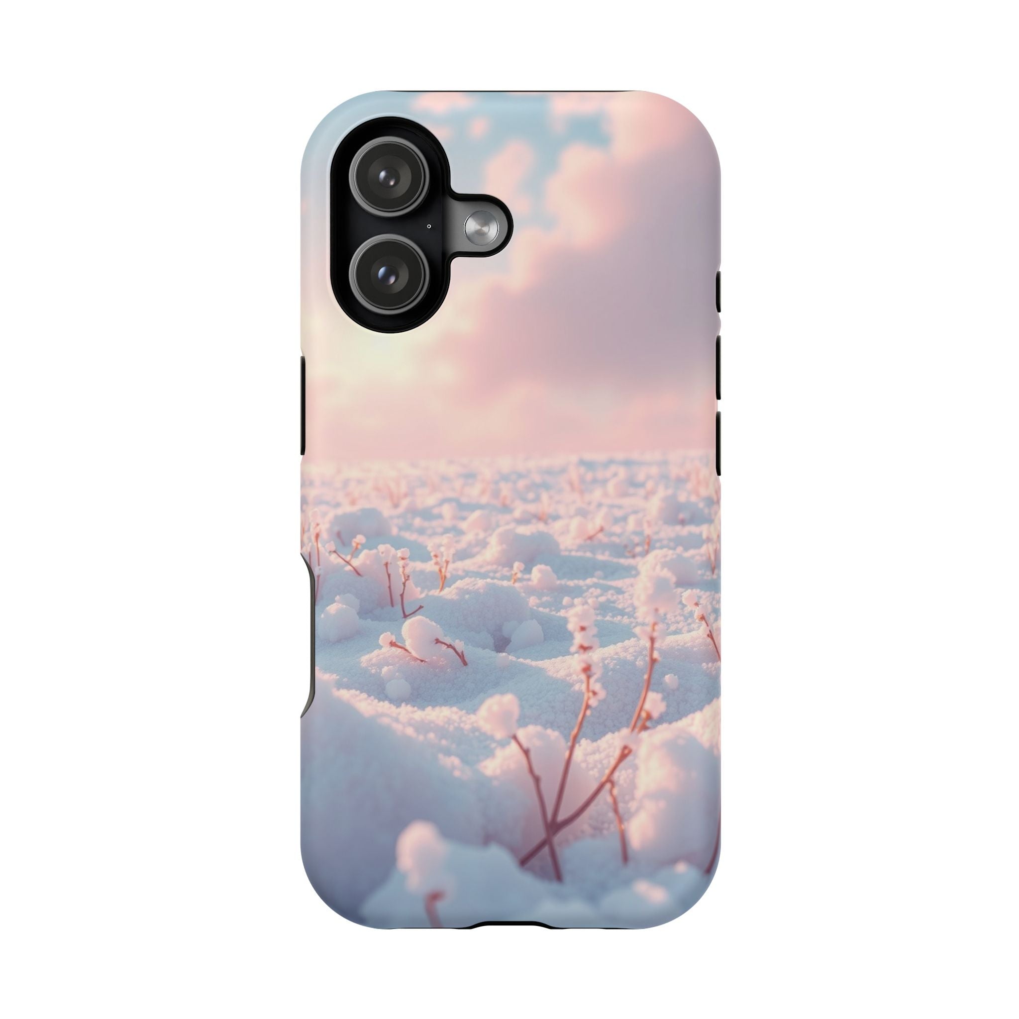 iPhone Snow Field Enchanted Art 13 Bold Modern Everyday Snap Case · iPhone Case