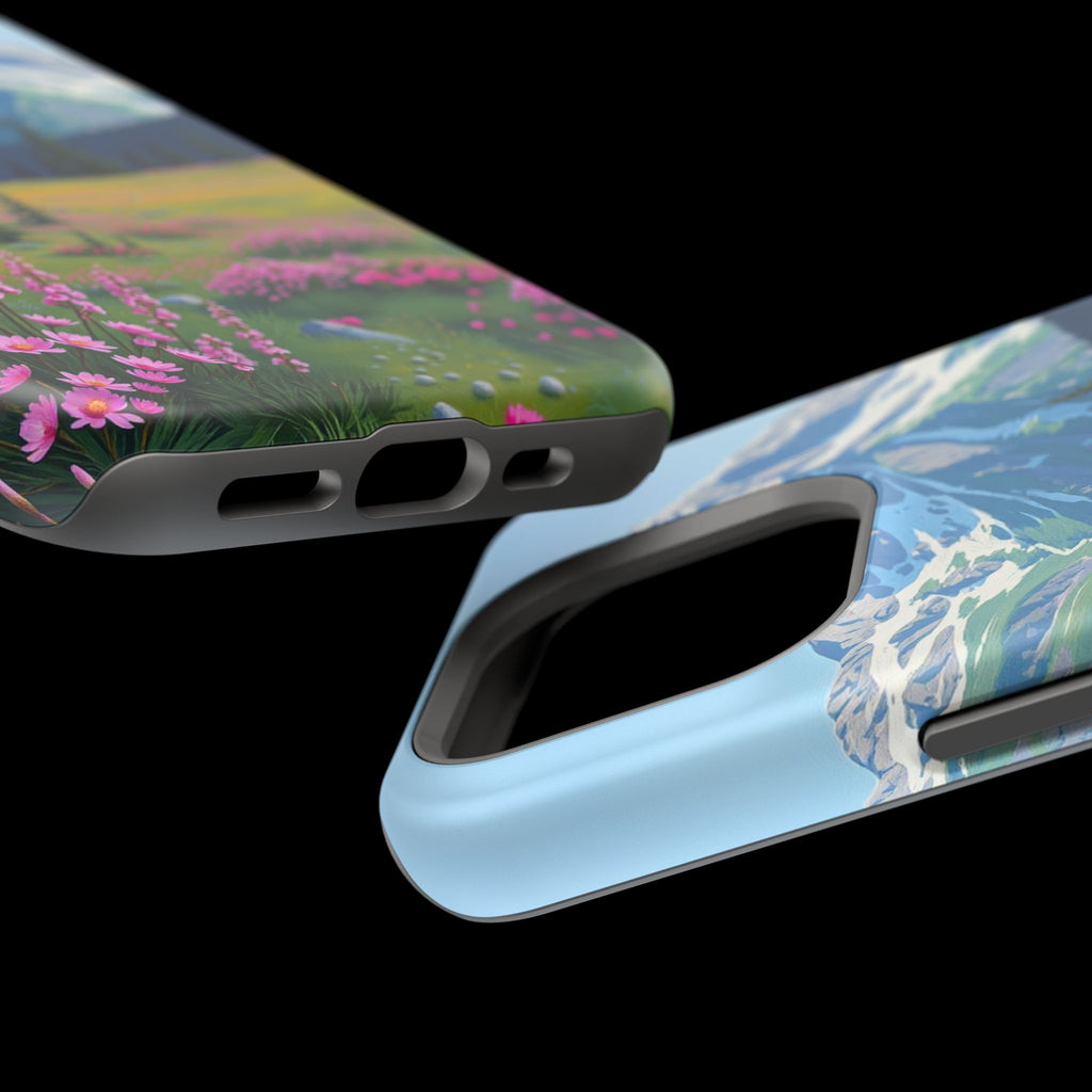 iPhone Earthy Alpine Meadow Design Bold Modern Everyday Snap Case · iPhone Case