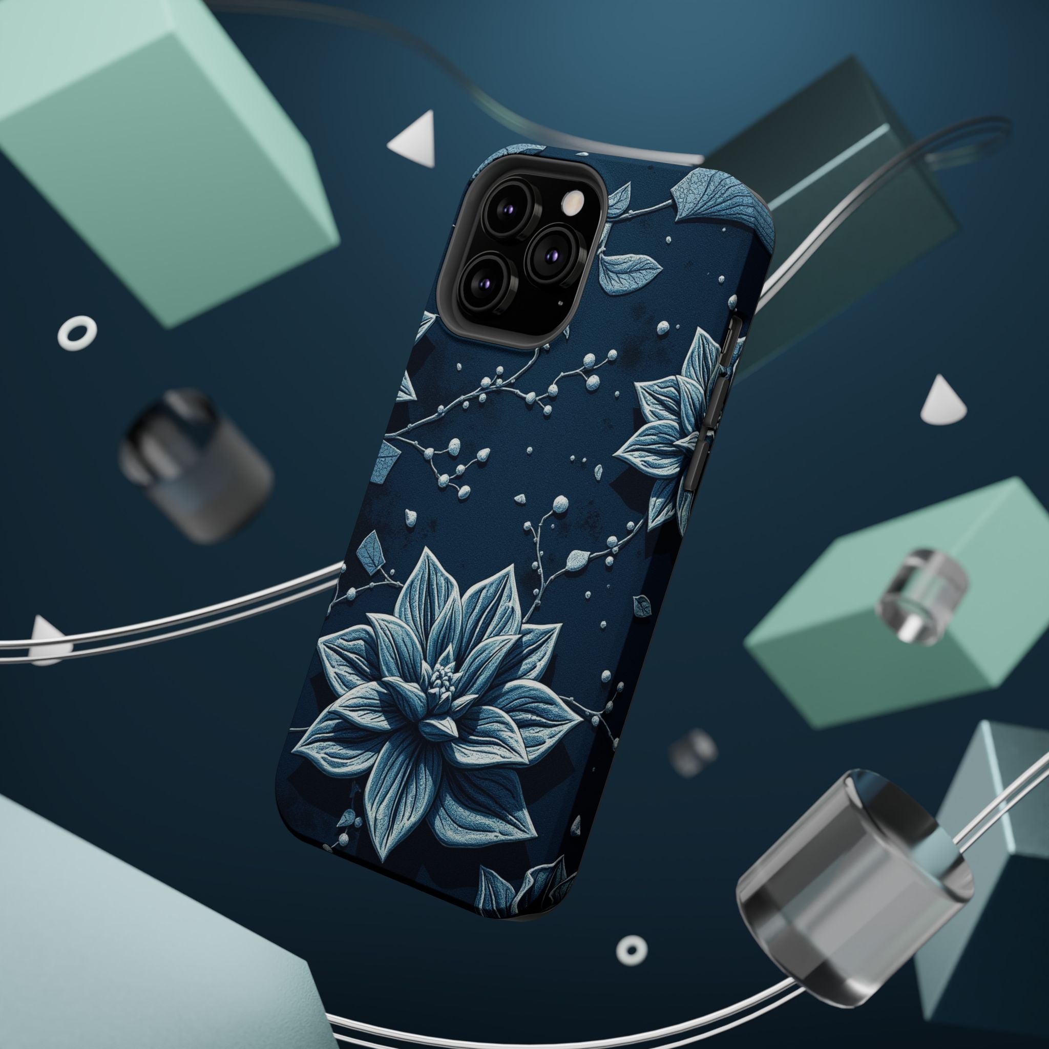 iPhone Floral Terrazzo Bold Art Slim Everyday Designer Case Galaxy · iPhone Case