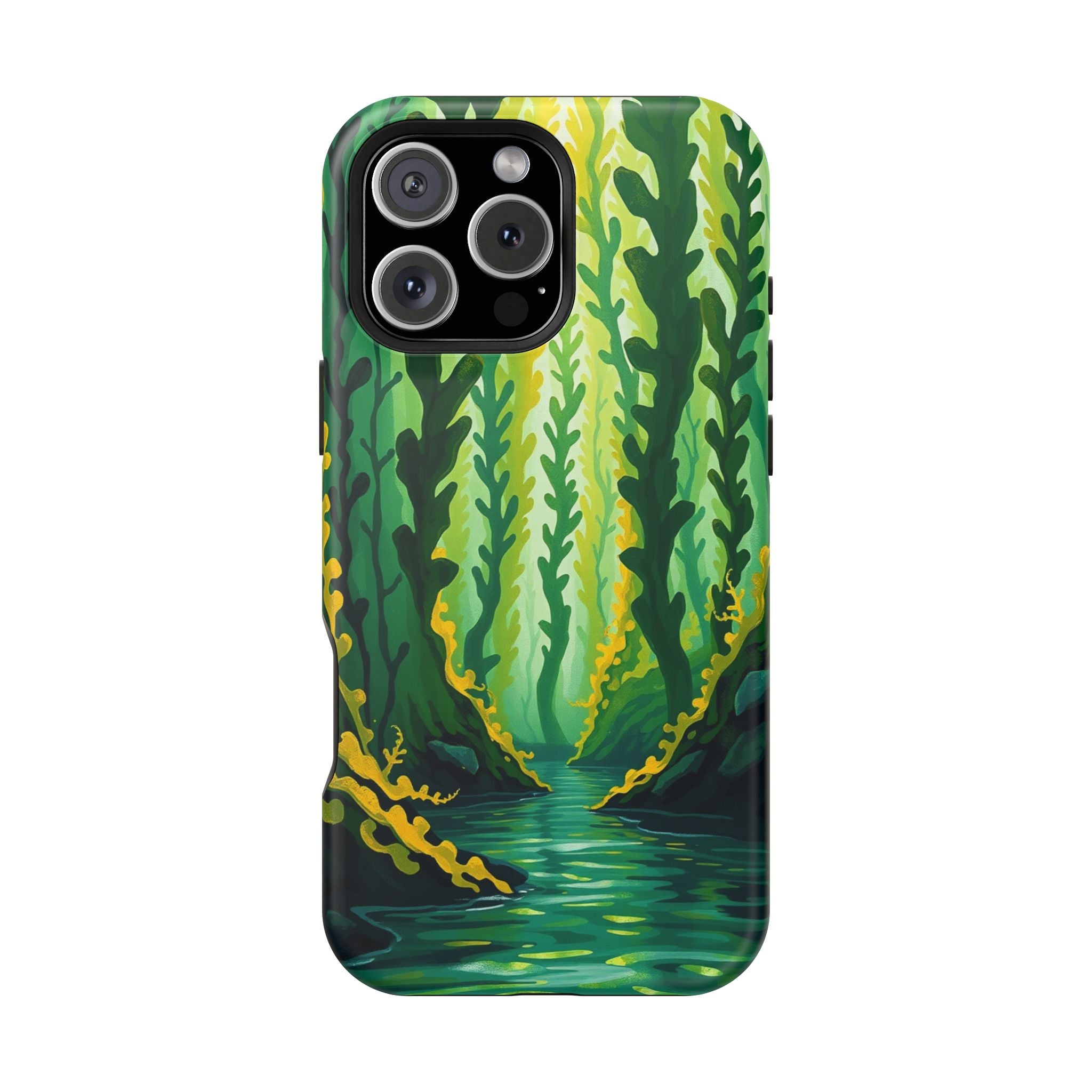 iPhone Kelp Forest Oil Painting Impressionist Slim iPhone Everyday · iPhone Case