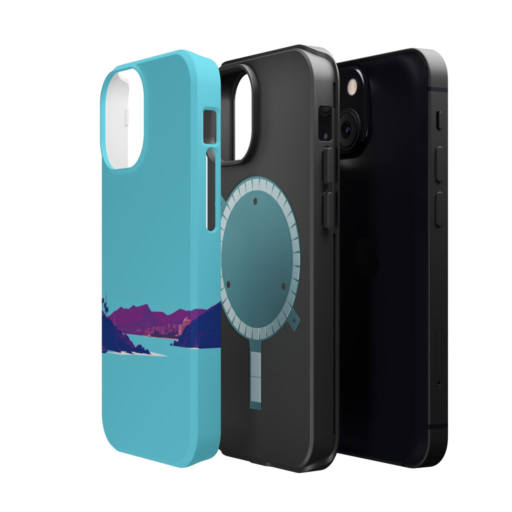 iPhone Hibiscus Coast Mystic Art Bold Modern Everyday Snap Case · iPhone Case