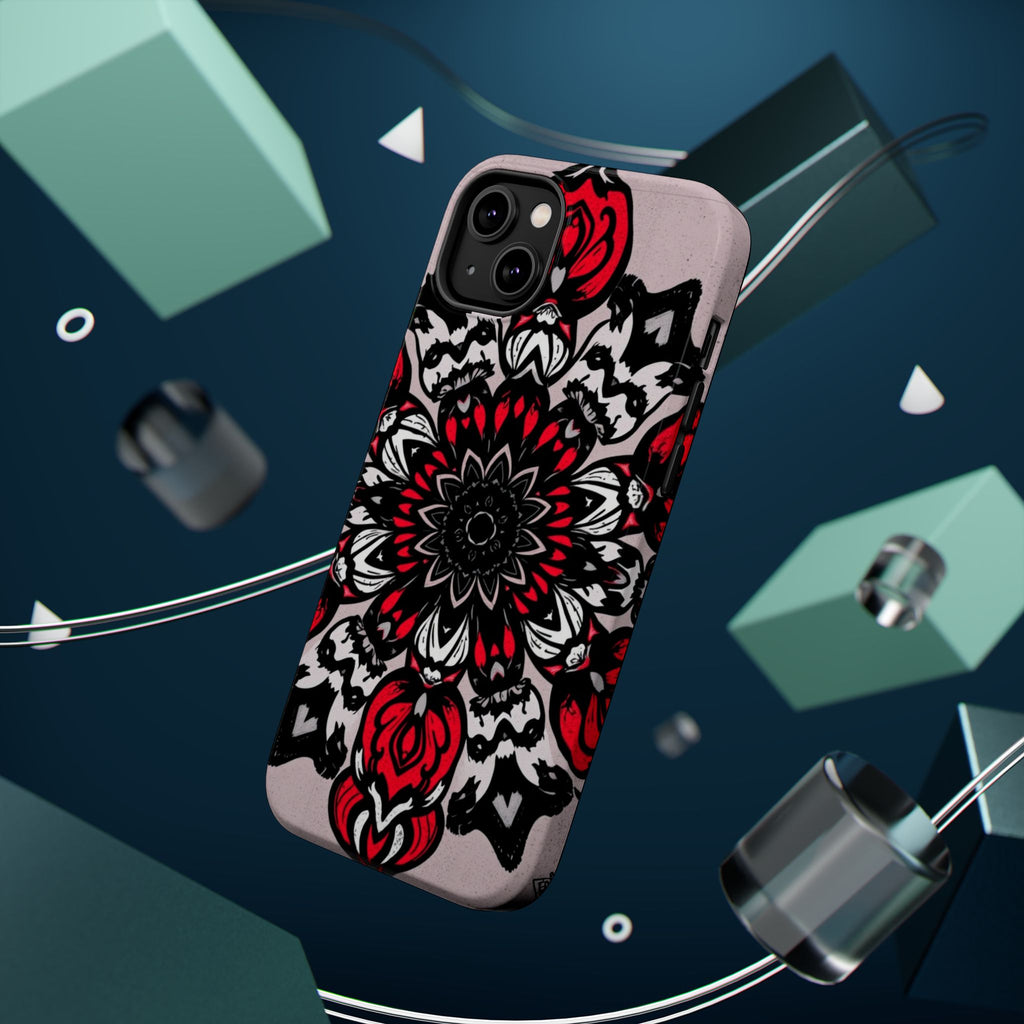 iPhone Floral Mandala Bold Art Slim Everyday Designer Case · iPhone Case