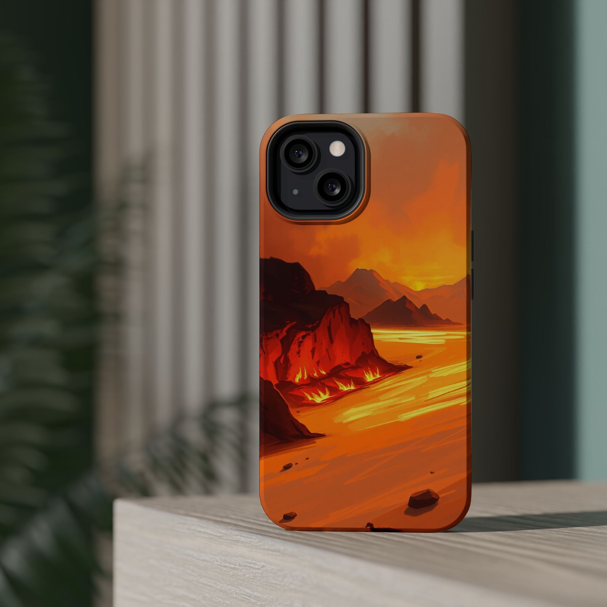 iPhone Burnt Orange And Sand Wildfire Glow Slim iPhone Everyday · iPhone Case