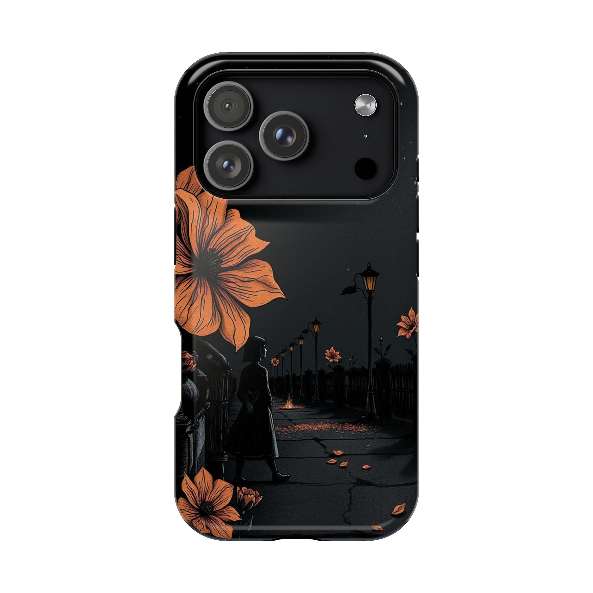 iPhone Night Bloomer Electric Art Bold Modern Everyday Snap Case · iPhone Case