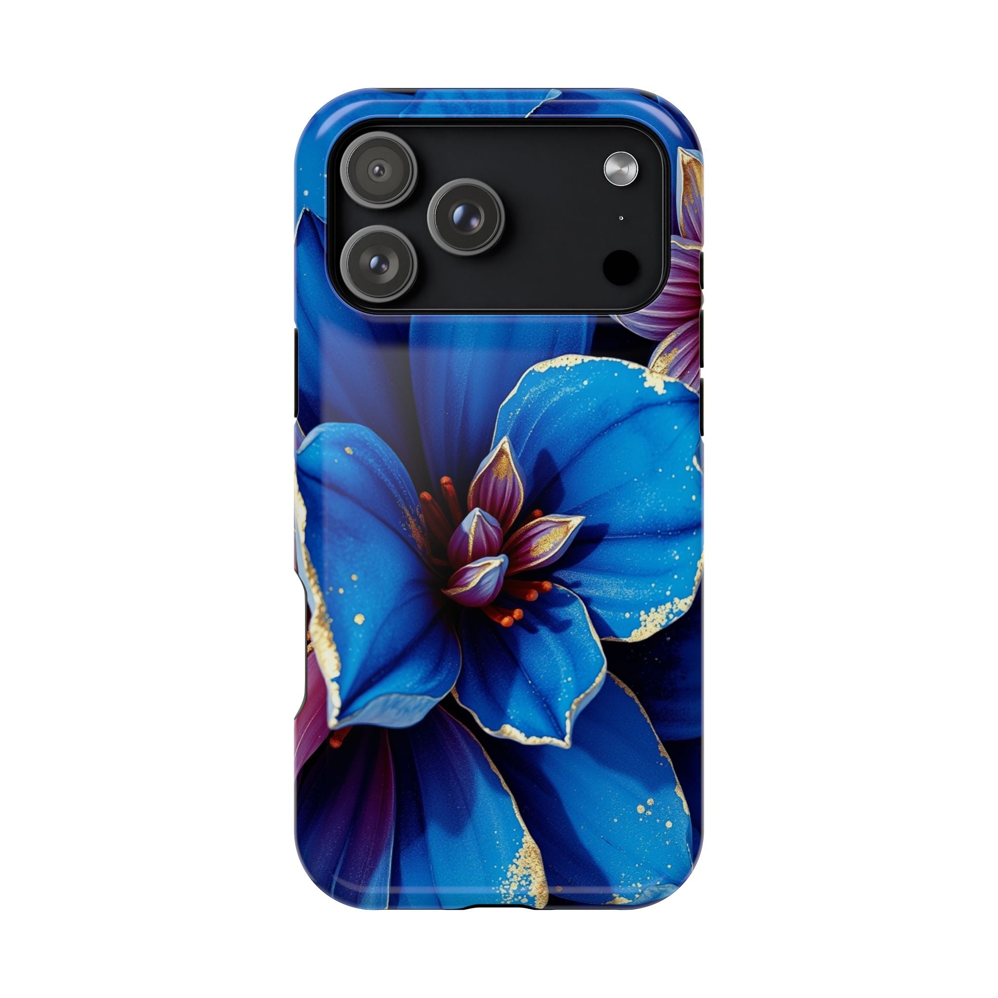 iPhone Floral Gold Foil Serene Design Slim Snap Case Ga · iPhone Case