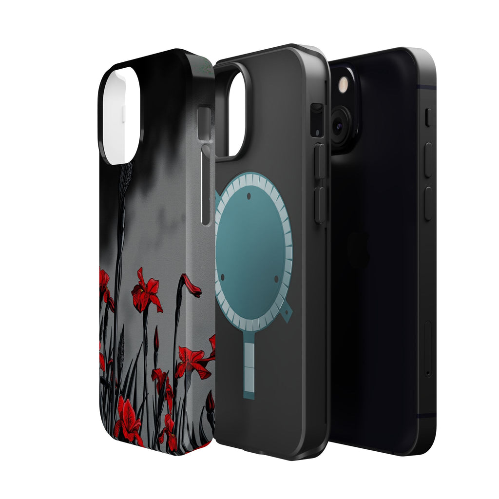 iPhone Iris Garden Cinematic Art Soft Finish Everyday Cas Slim Snap Case · iPhon