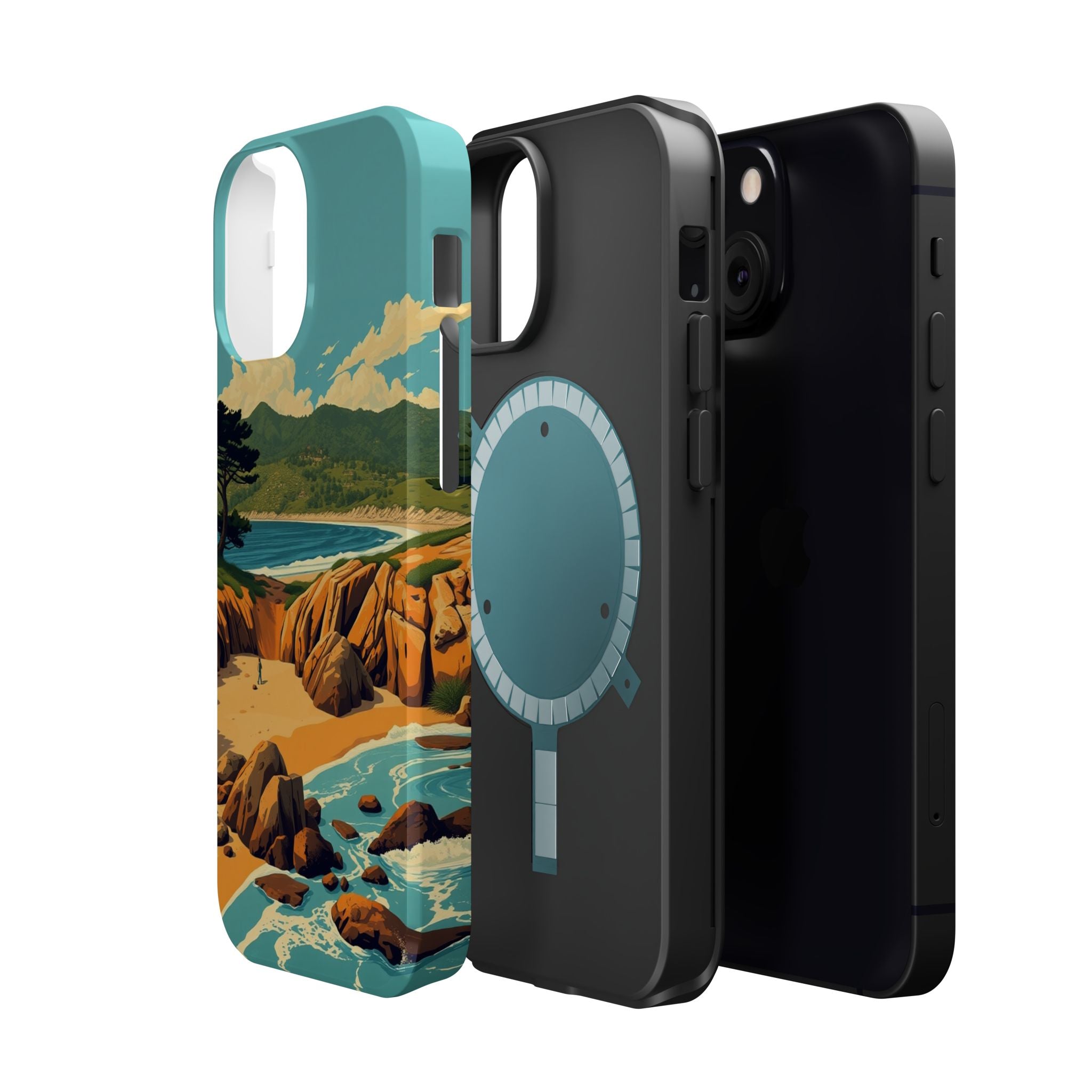 iPhone Pebble Beach Vintage Retro Poster Slim Everyday iPhone Designer · iPhone