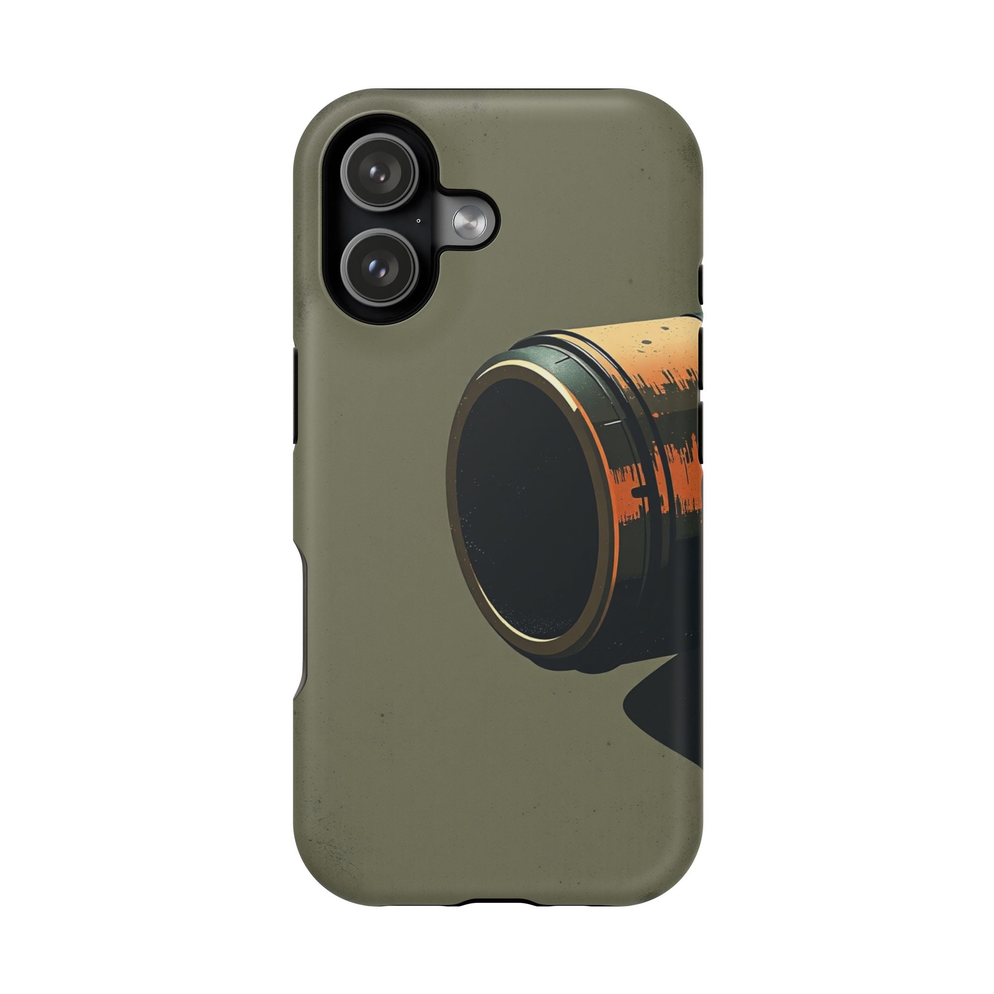 iPhone Charcoal And Copper Vintage Postcard Slim Everyday Designer Case · iPhone
