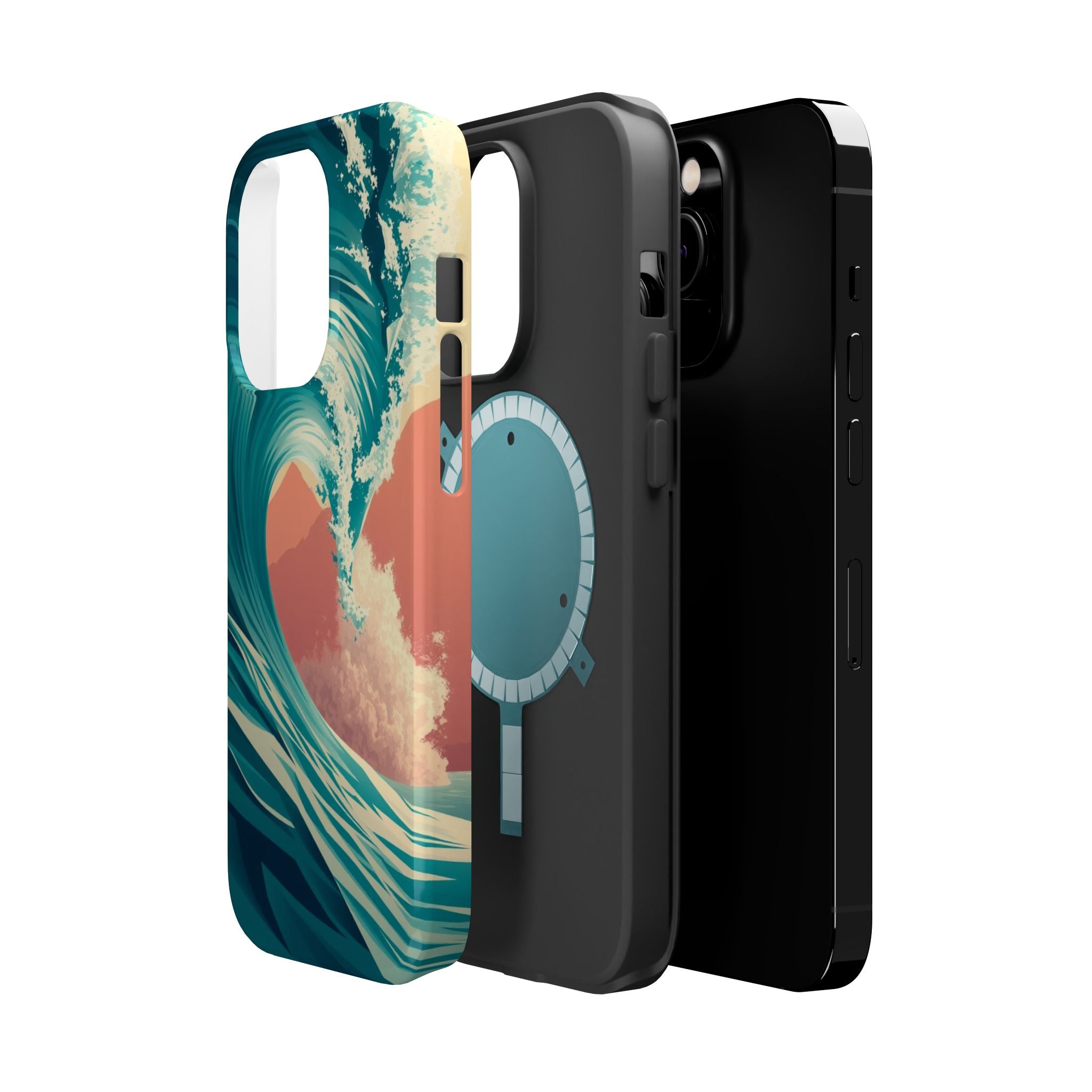 iPhone Ocean Wave Crash Cinematic Art Slim Everyday Designer Case · iPhone Case