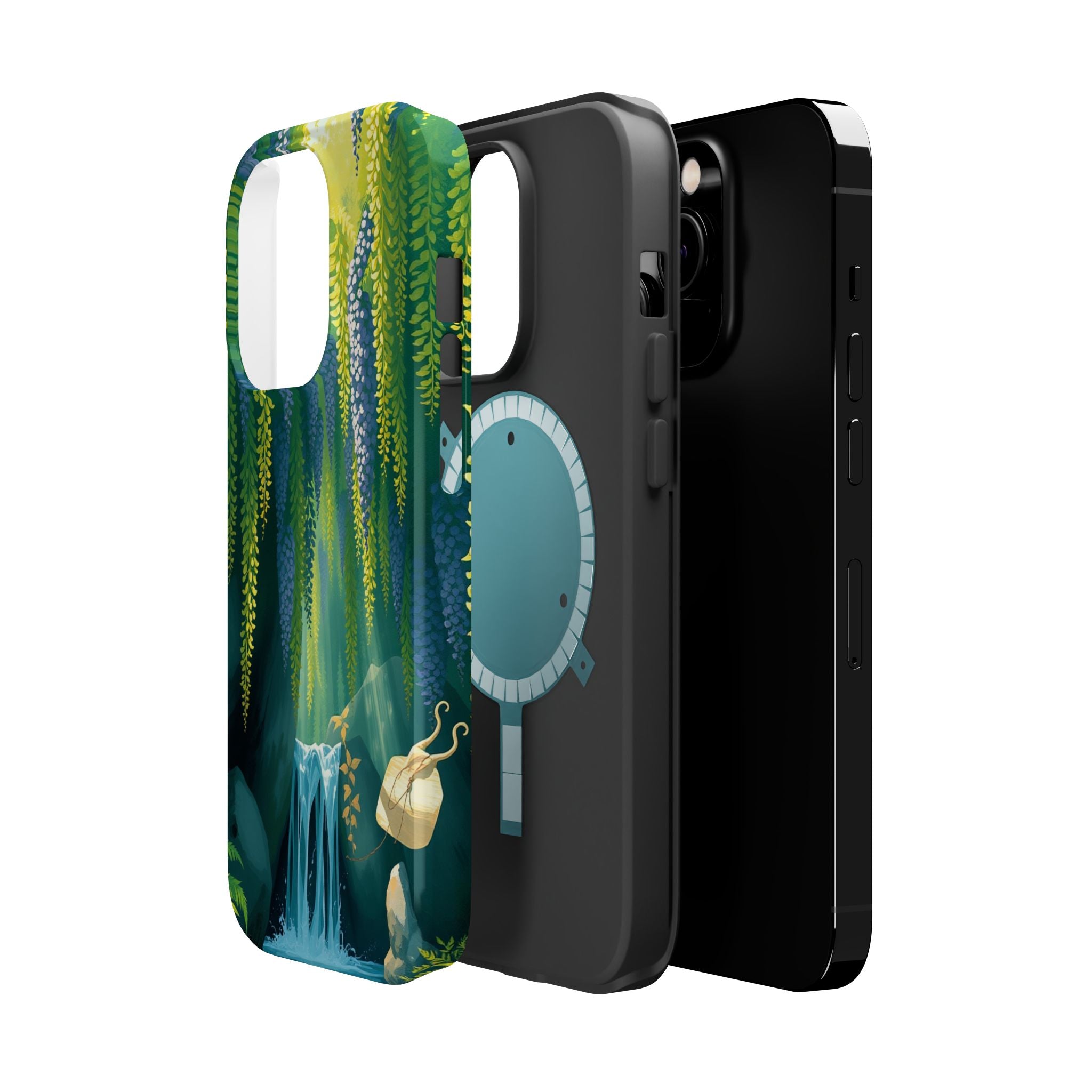 iPhone Wisteria Cascade Mystic Art Bold Modern Everyday Snap Case · iPhone Case