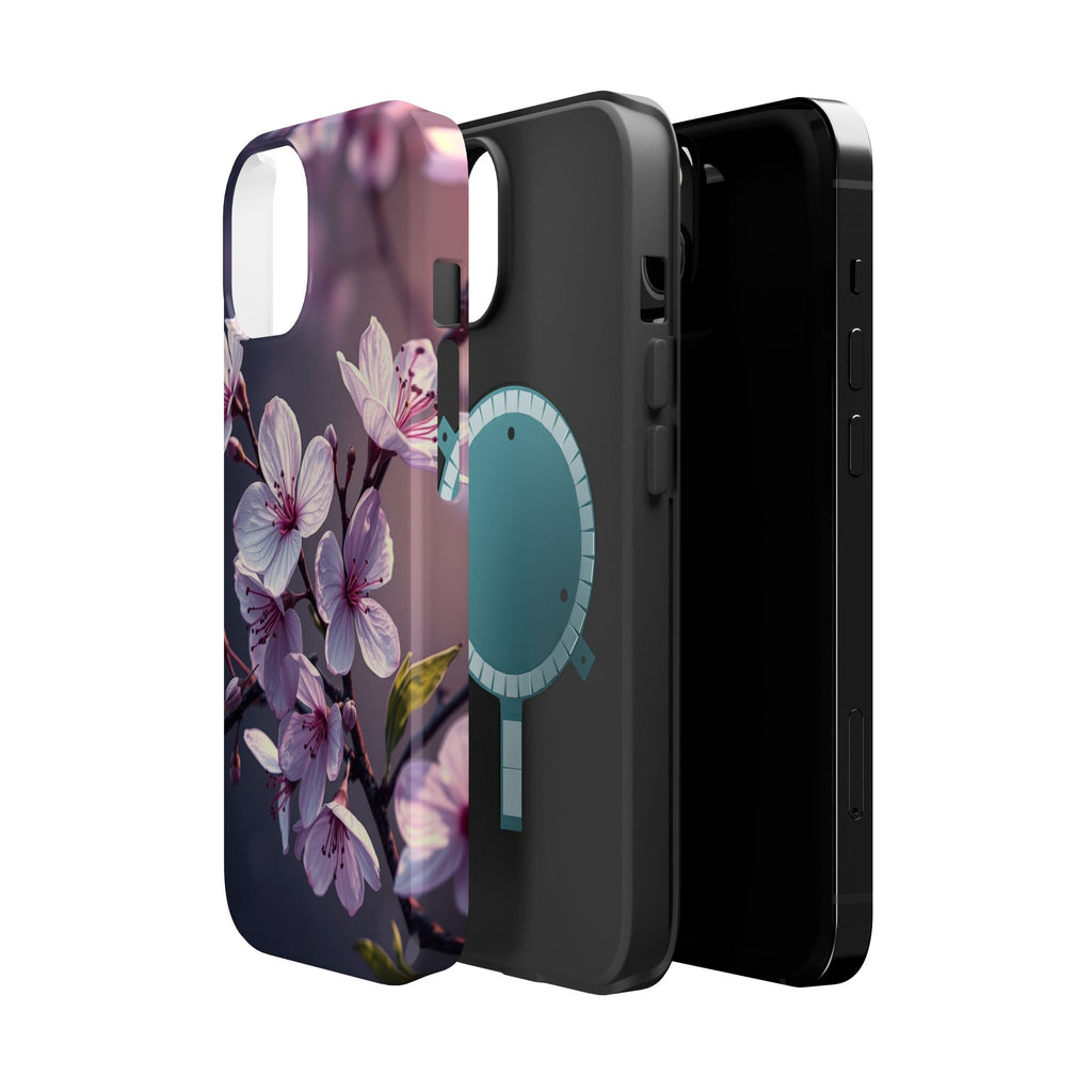 iPhone Cherry Blossom Enchanted Art Artistic Everyday Cas Slim Snap Case · iPhon