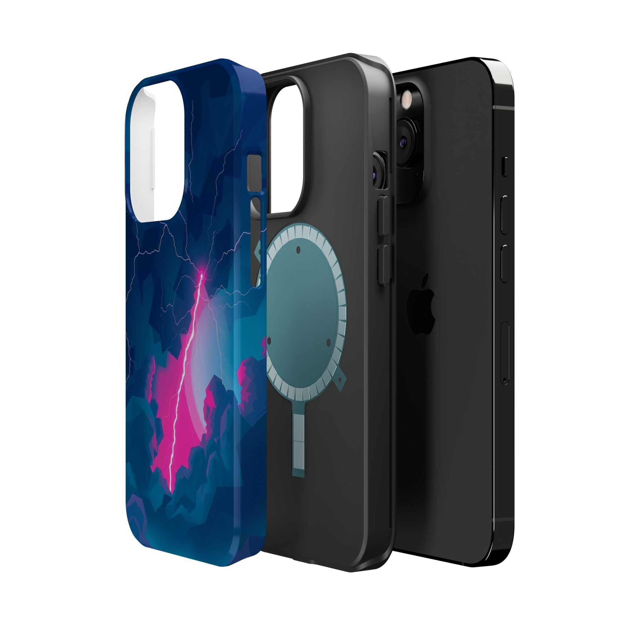 iPhone Thunderstorm Sky Abstract Geometric Slim iPhone Everyday · iPhone Case