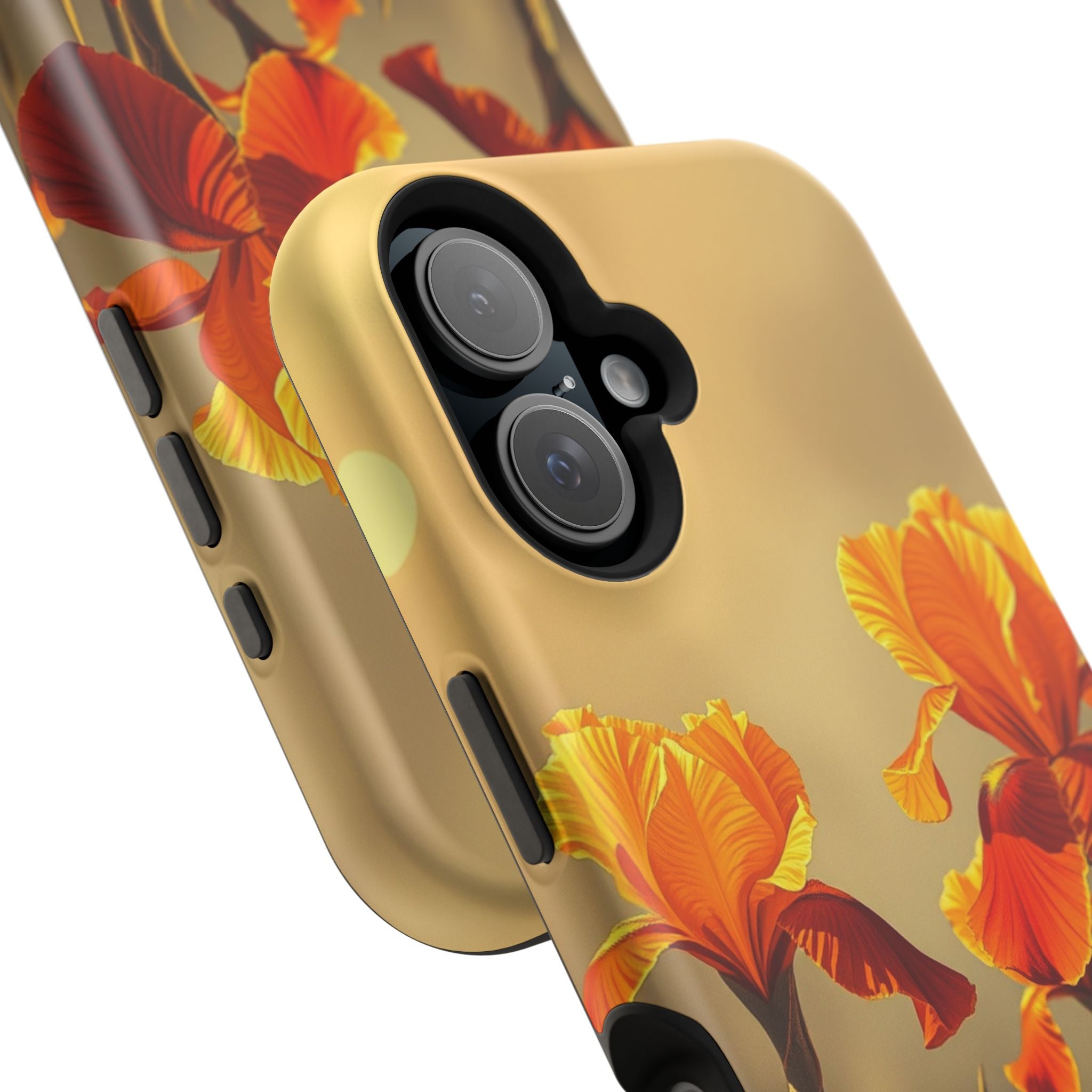 iPhone Iris Garden Gold Foil Luxury Slim Everyday Designer Case · iPhone Case