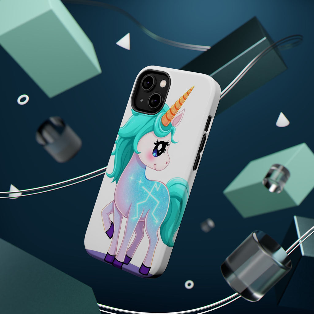 iPhone Turquoise Sparkle Unicorn Kids Fun iPhone Phone Case Gift · iPhone Case