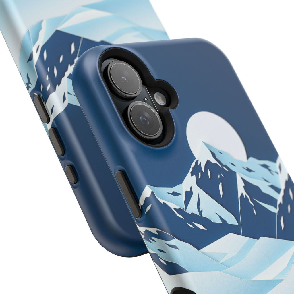 iPhone Midnight Blue And Silver Tundra Expanse Clean iPhone 12 Minimal · iPhone