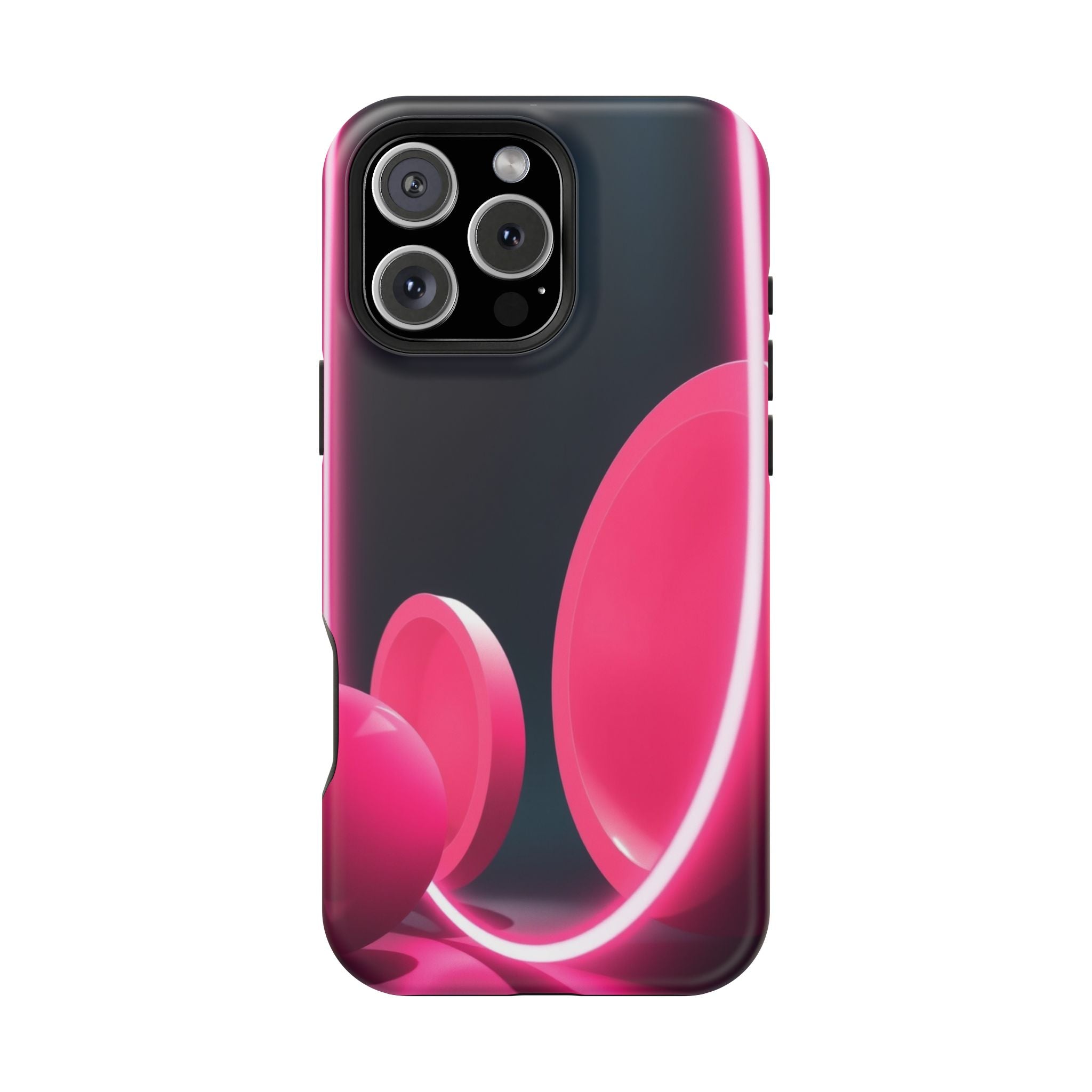 iPhone 1960s Mod Circles Neon Cyberpunk Slim Everyday Designer Case · iPhone Cas