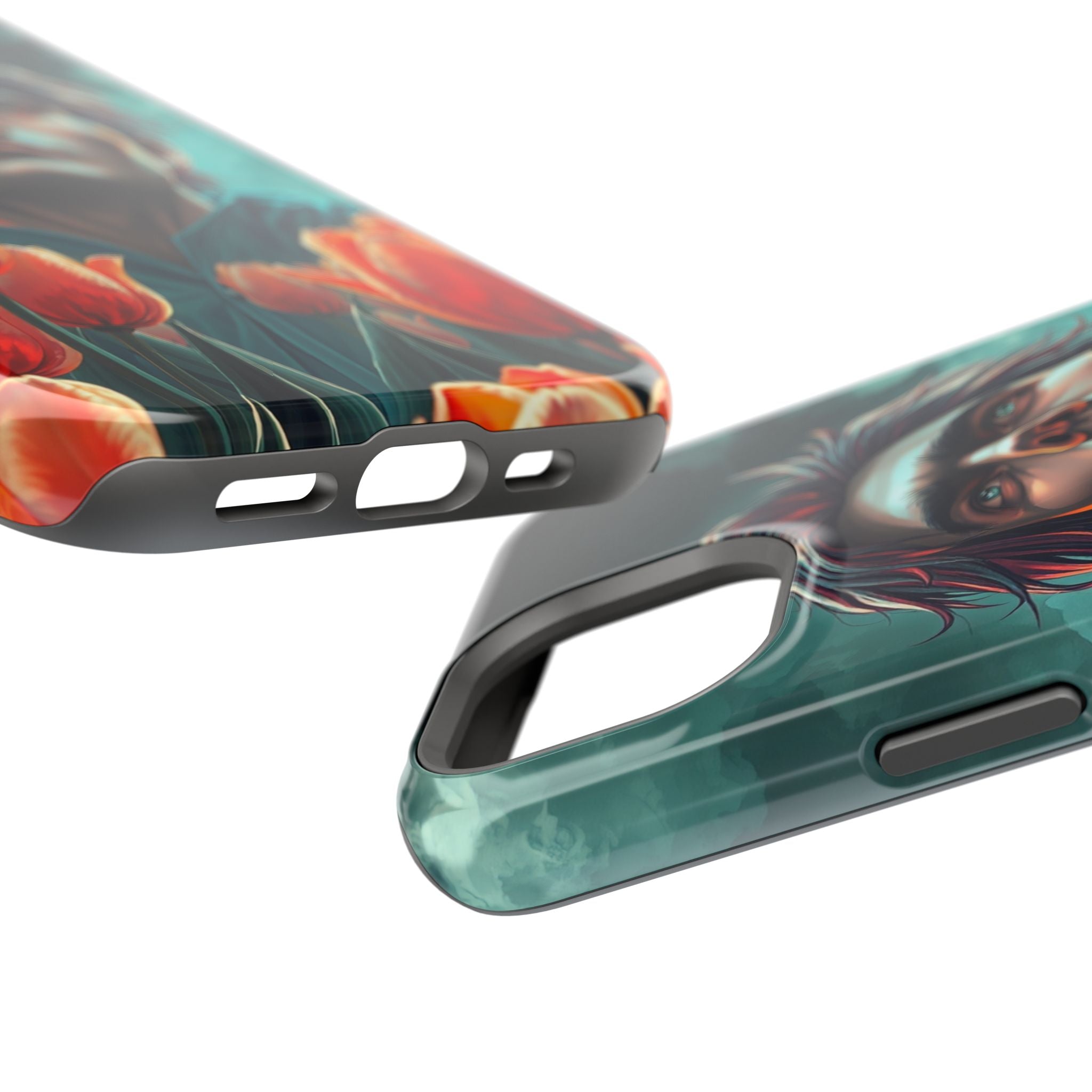 iPhone Tulip Row Electric Art Slim Everyday Designer Case · iPhone Case