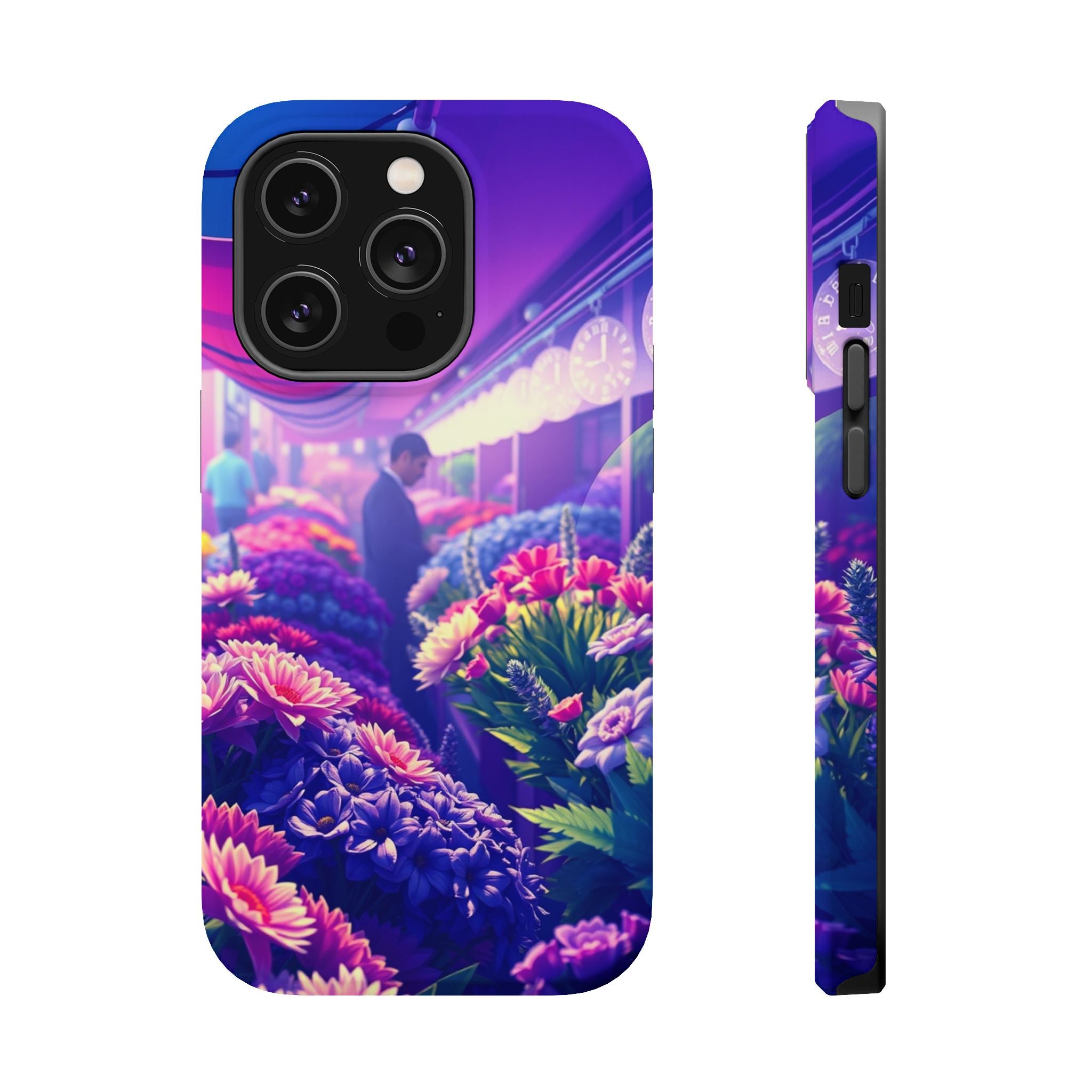 iPhone Flower Market Enchanted Art Bold Modern Everyday Snap Case · iPhone Case