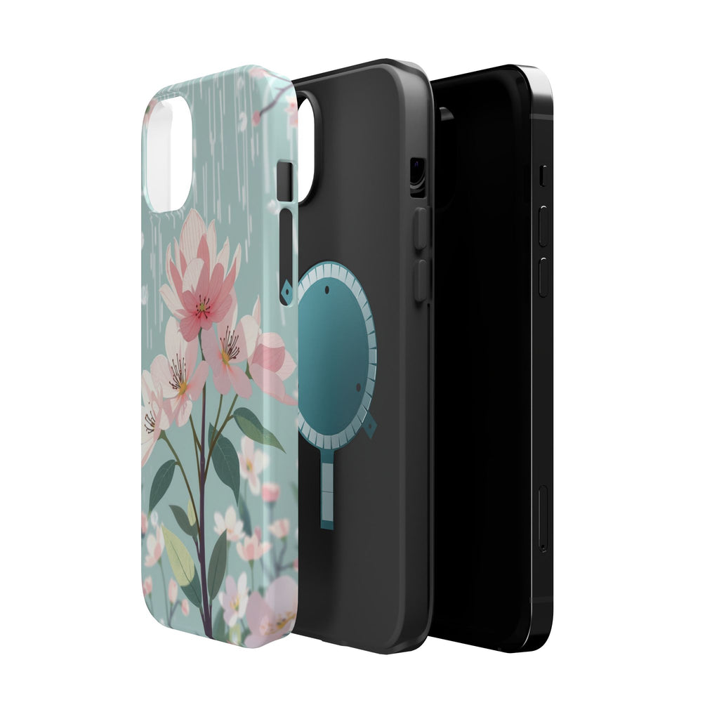 iPhone Mint And Blush Spring Shower Bloom Slim iPhone Everyday Designer · iPhone