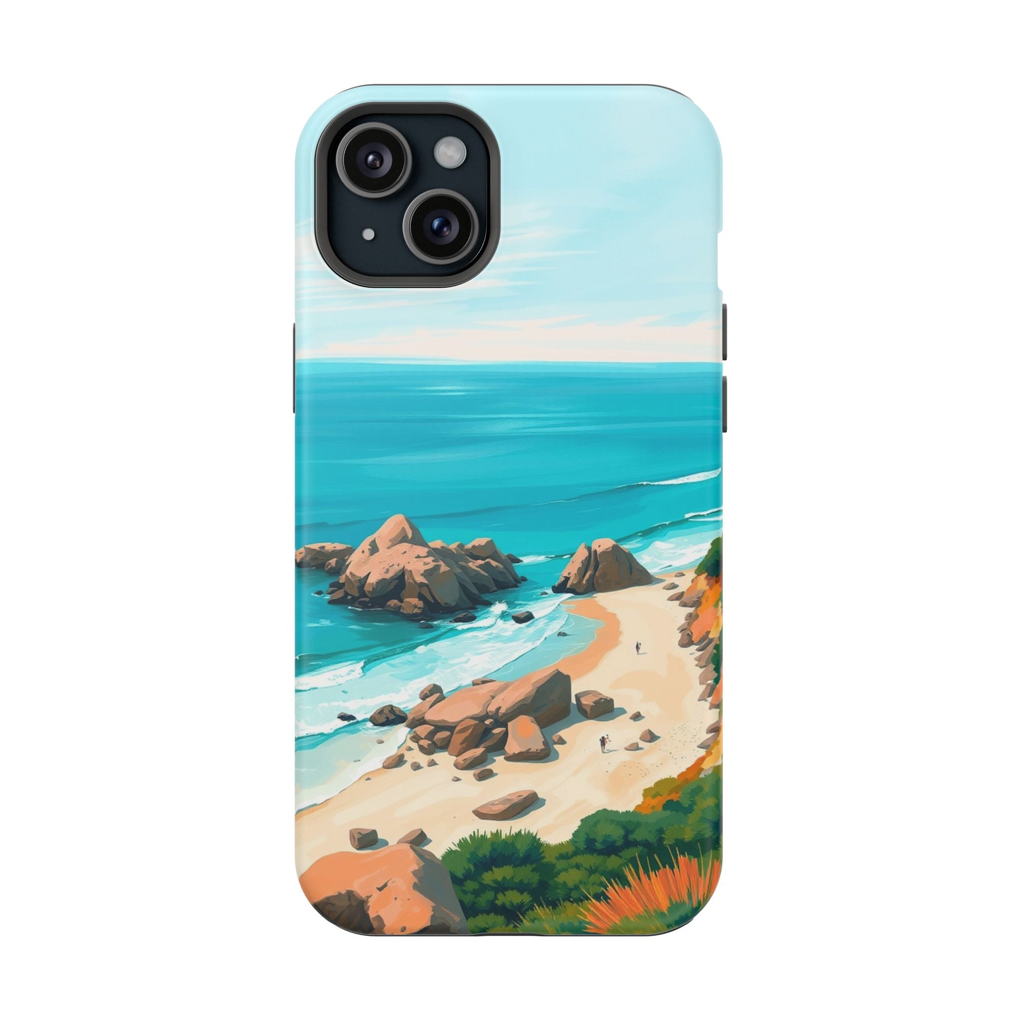 iPhone Pebble Beach Cinematic Art Bold Modern Everyday Snap Case · iPhone Case