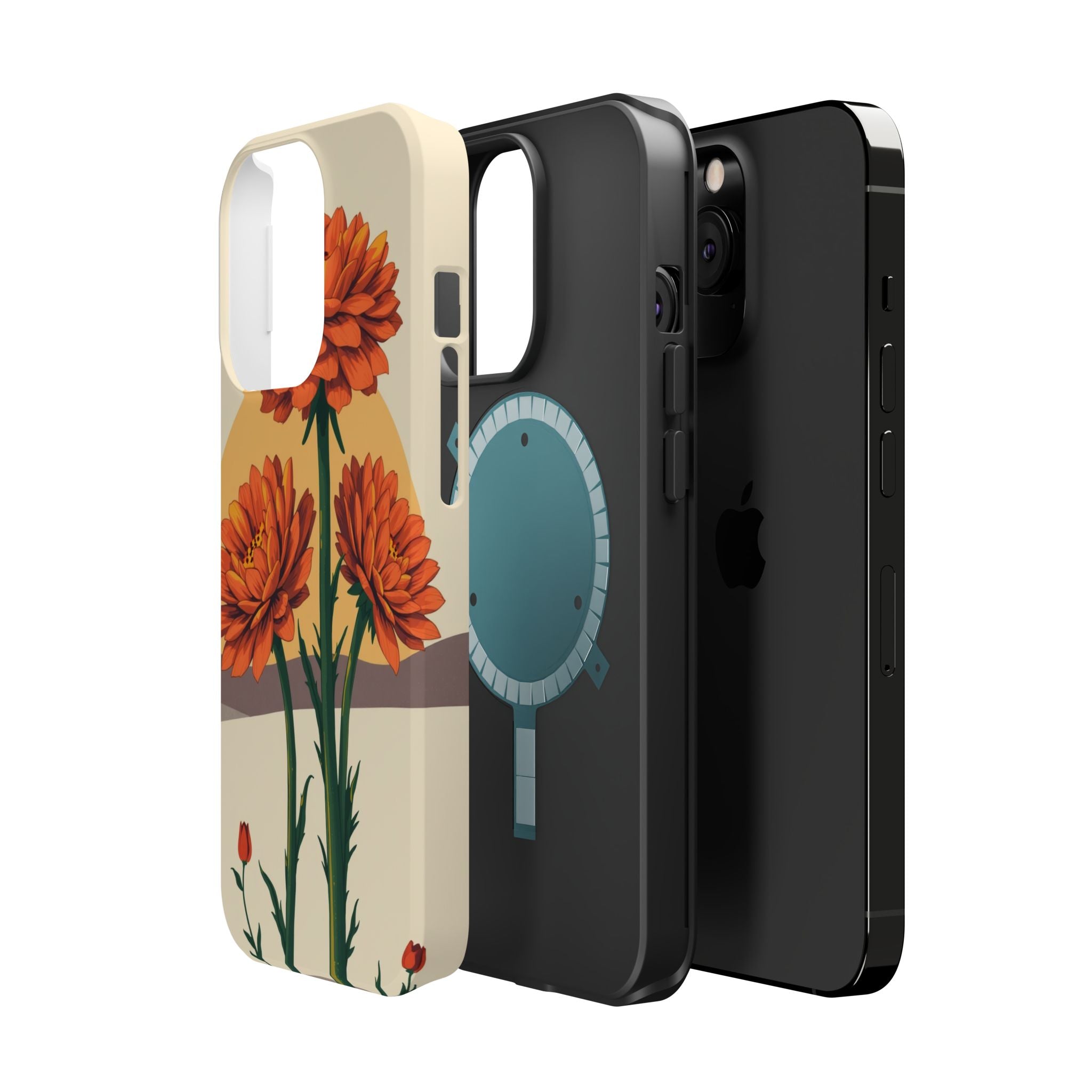 iPhone Ranunculus Stack Bold Art Bold Modern Everyday Snap Case · iPhone Case