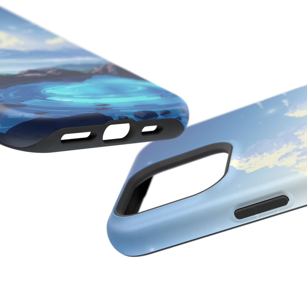 iPhone Earthy Tidal Pool Design 18 Bold Modern Everyday Snap Case · iPhone Case