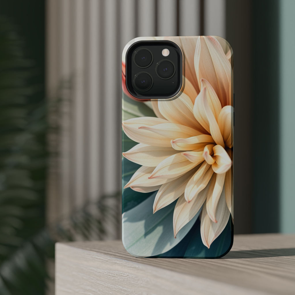 iPhone Neon Floral Radiant Design Clean Minimal Snap Case · iPhone Case
