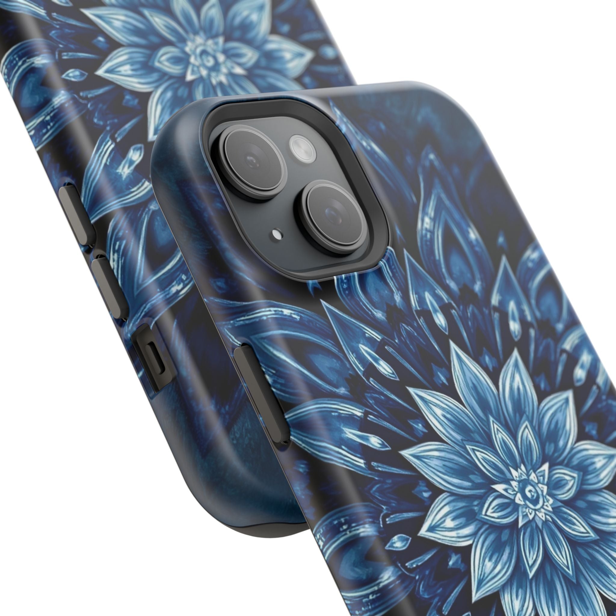 iPhone Floral Mandala Electric Art Bold Modern Everyday Snap Case · iPhone Case