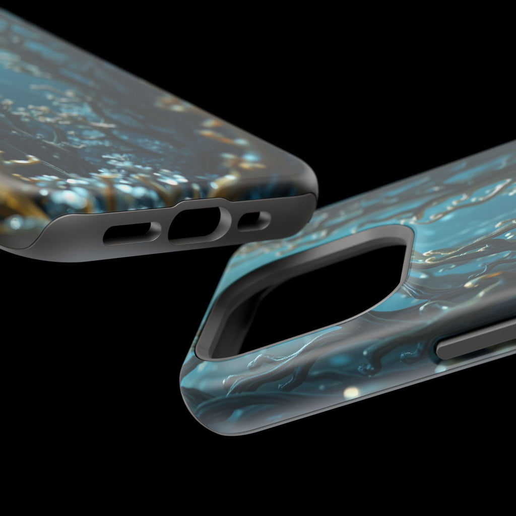 iPhone Midnight Blue And Silver Kelp Forest Slim iPhone Everyday · iPhone Case
