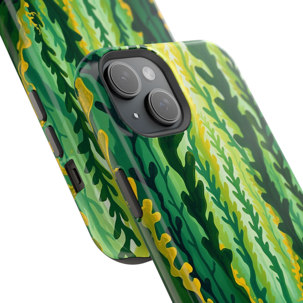 iPhone Kelp Forest Oil Painting Impressionist Slim iPhone Everyday · iPhone Case