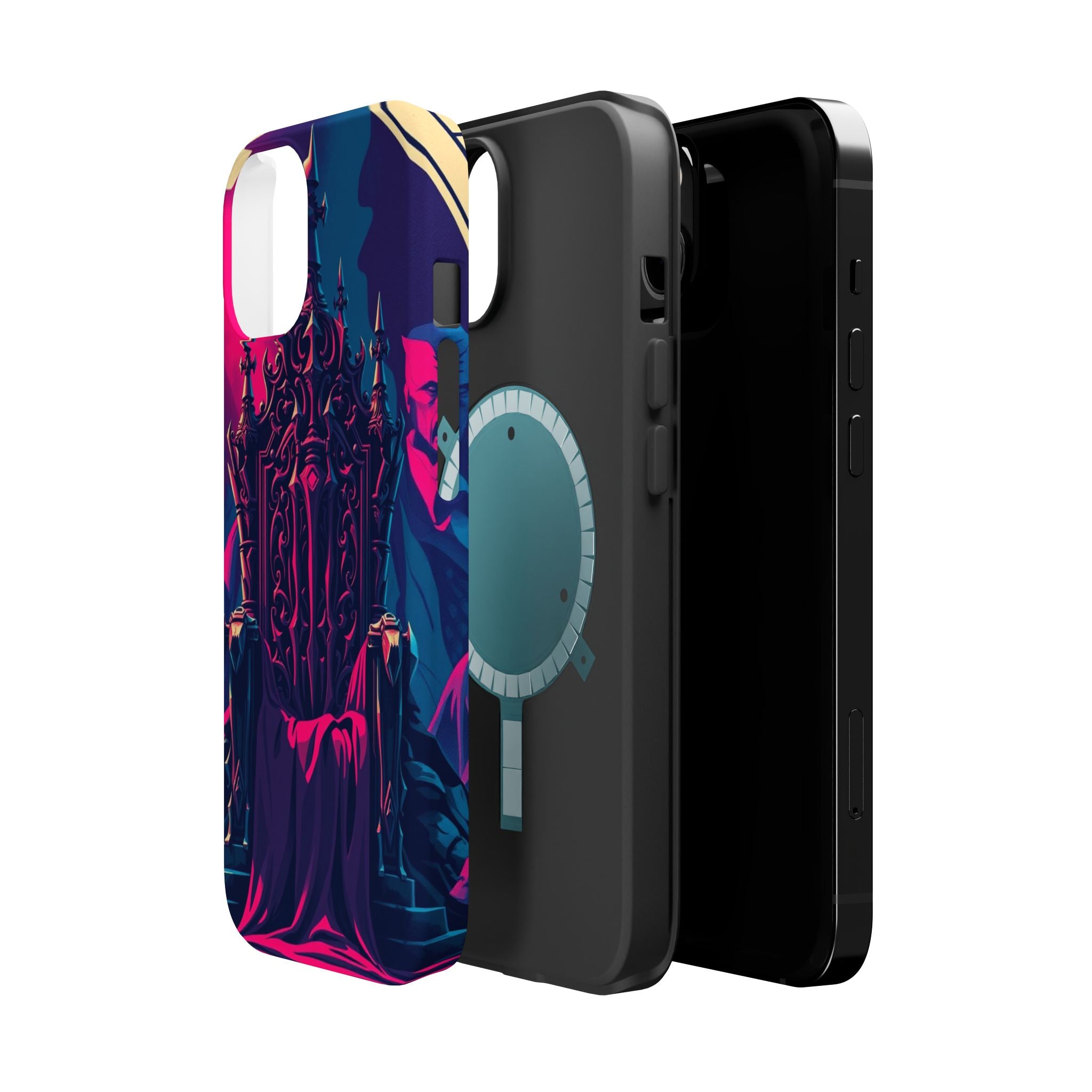 iPhone Lich King Throne Vintage Retro Poster Slim Everyday Designer Case · iPhon