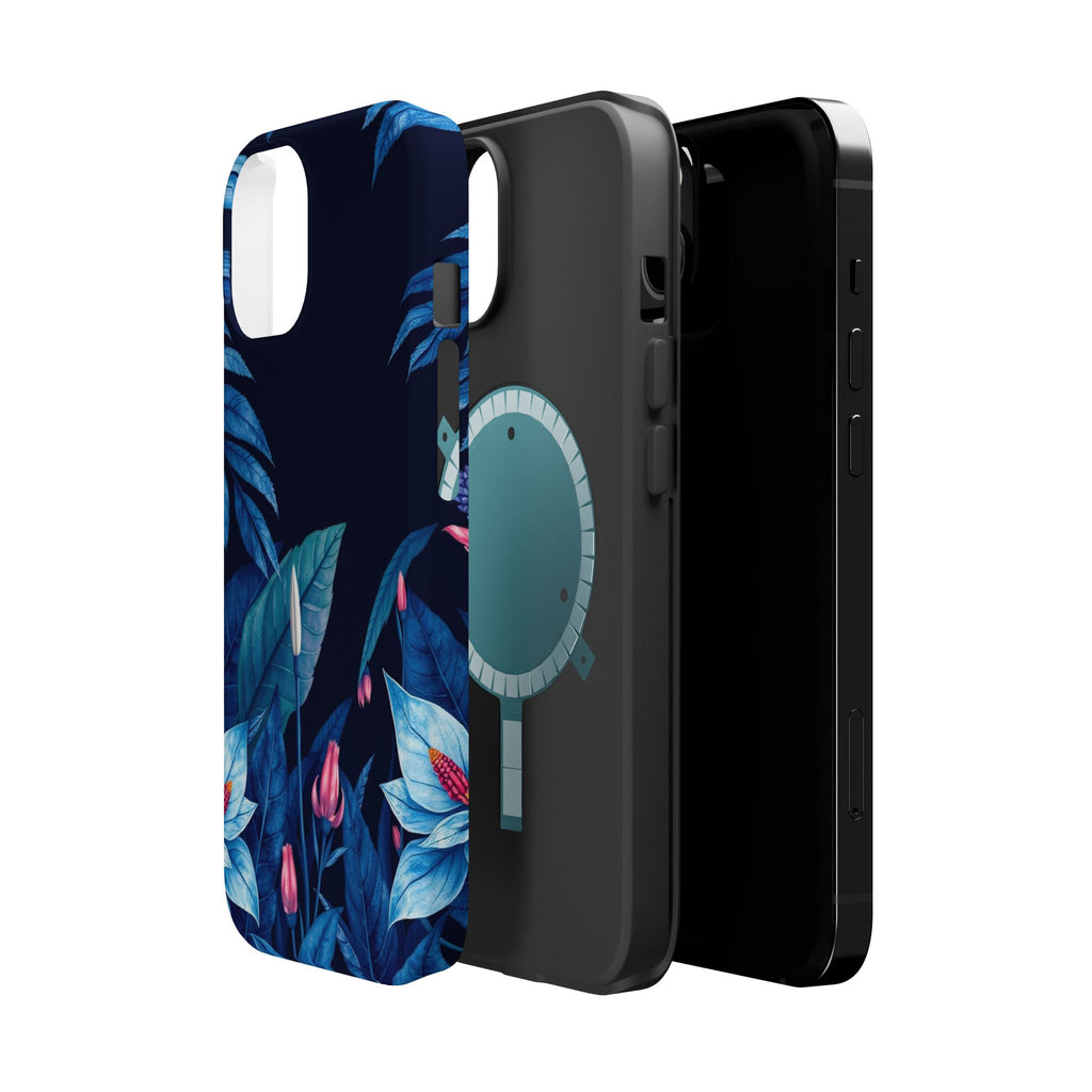 iPhone Serene Jungle Floral Design Clean Minimal Snap Cas Slim Snap Case · iPhon