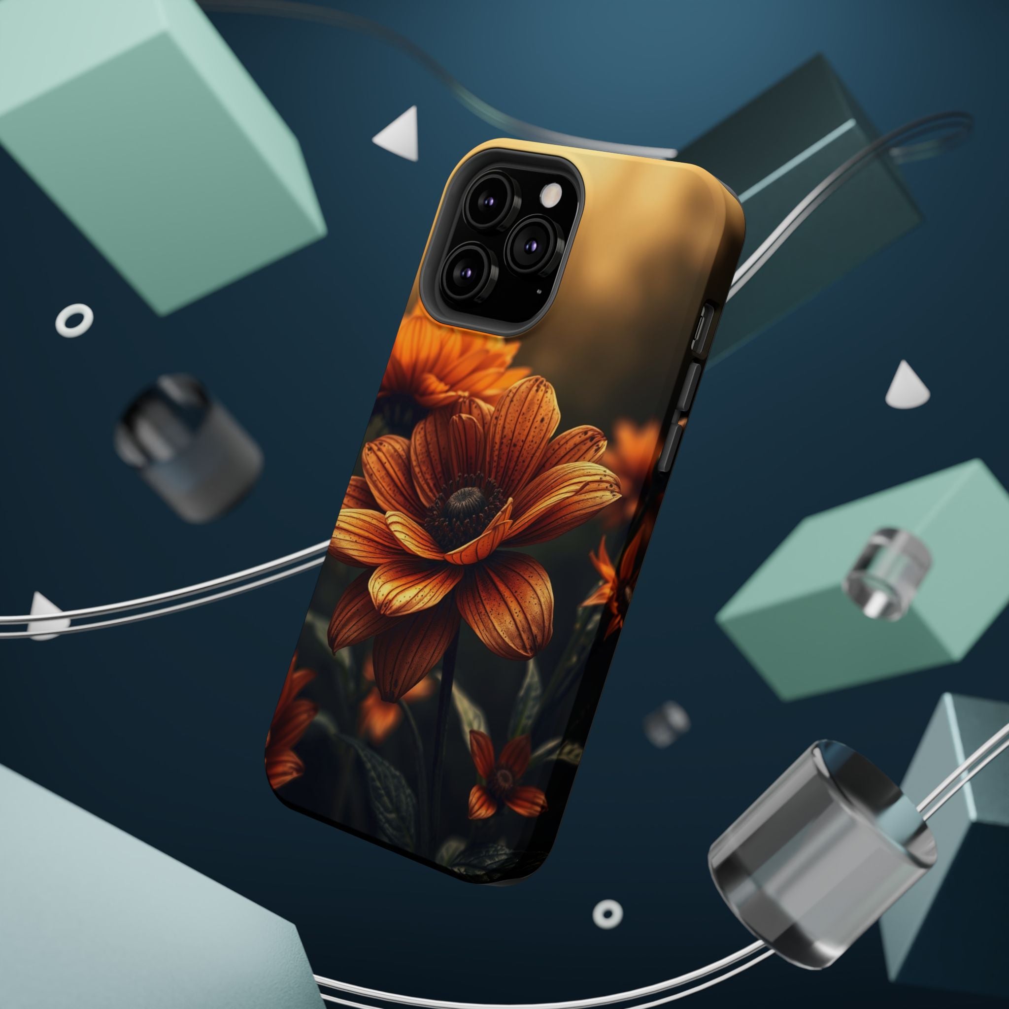 iPhone Radiant Floral Ombre Design Bold Modern Everyday Snap Case · iPhone Case