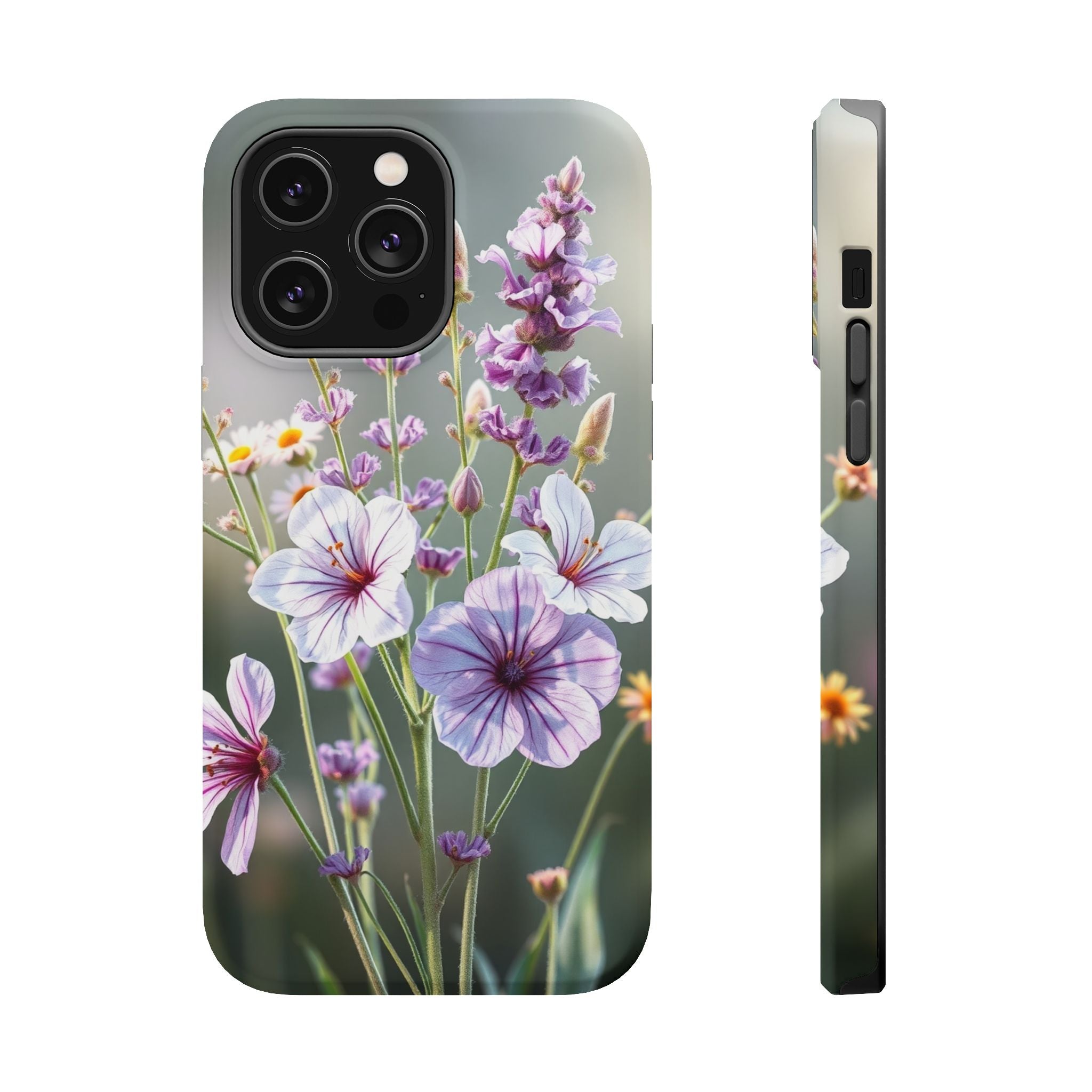 iPhone Wildflower Bunch Enchanted Art Slim Everyday Designer Case · iPhone Case